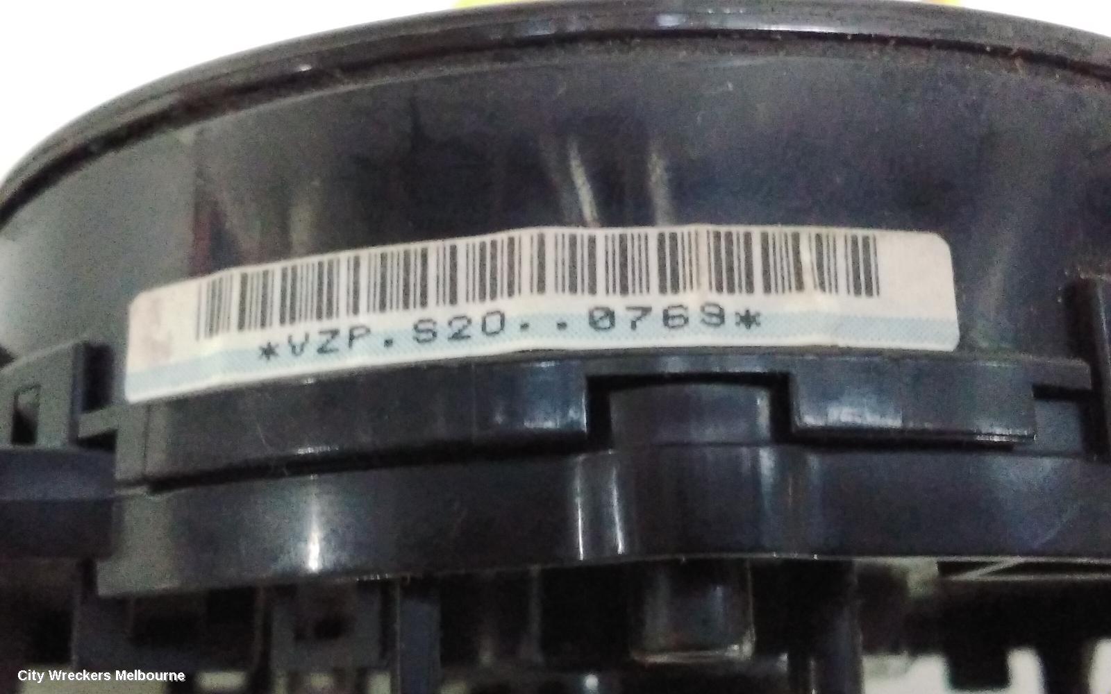 TOYOTA CAMRY AIRBAG MODULE/SENSOR, CLOCKSPRING, SK36, W/ CONTROLS ON STEERING WHEEL, YELLOW PLUG TYPE, 08/2002 - 05/2006