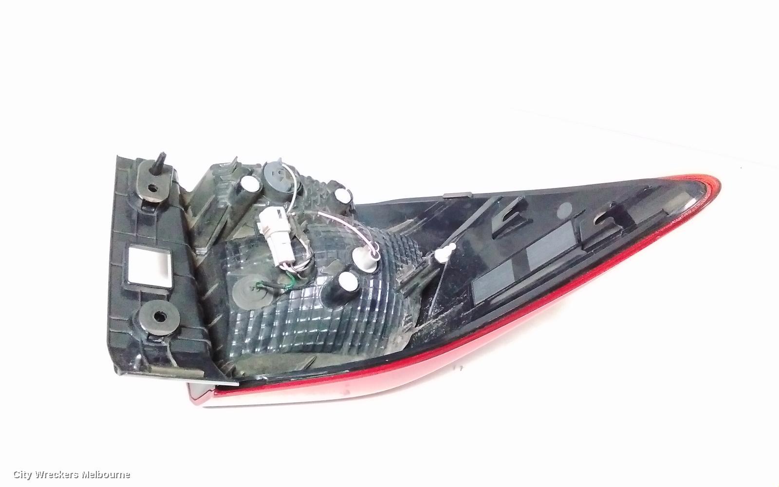 SUBARU IMPREZA RIGHT TAILLIGHT, G5, W/ CHROME INSERT TYPE, HATCH, 11/2016 - 02/2020