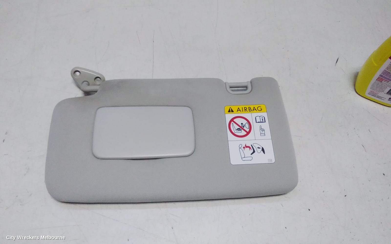 SUBARU FORESTER SUNVISOR, LH SIDE, SJ, NON EYESIGHT CAMERA TYPE, 12/2012 - 08/2018