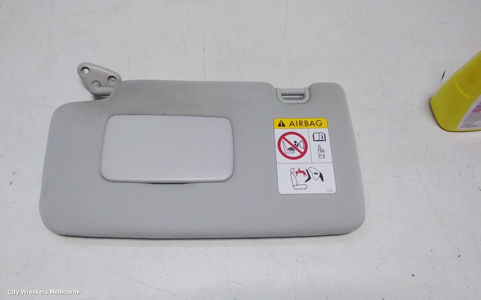 SUBARU FORESTER SUNVISOR, LH SIDE, SJ, NON EYESIGHT CAMERA TYPE, 12/2012 - 08/2018