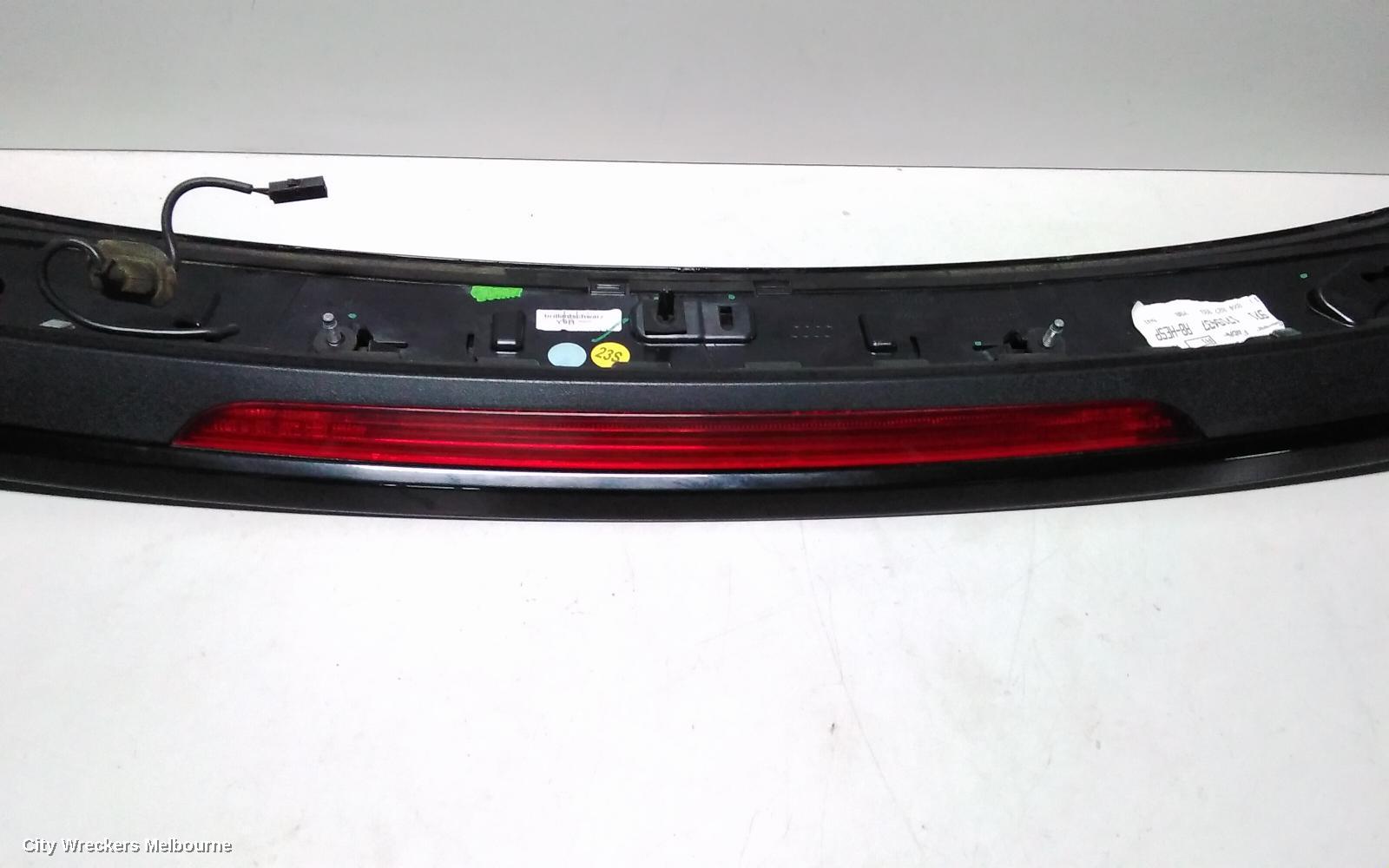 AUDI A1 REAR SPOILER, 5DR HATCH, 8X, 12/2010 - 10/2018