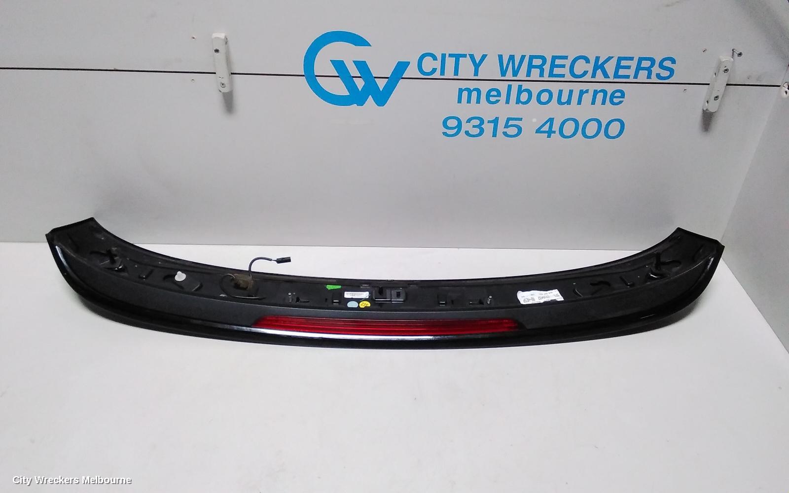 AUDI A1 REAR SPOILER, 5DR HATCH, 8X, 12/2010 - 10/2018