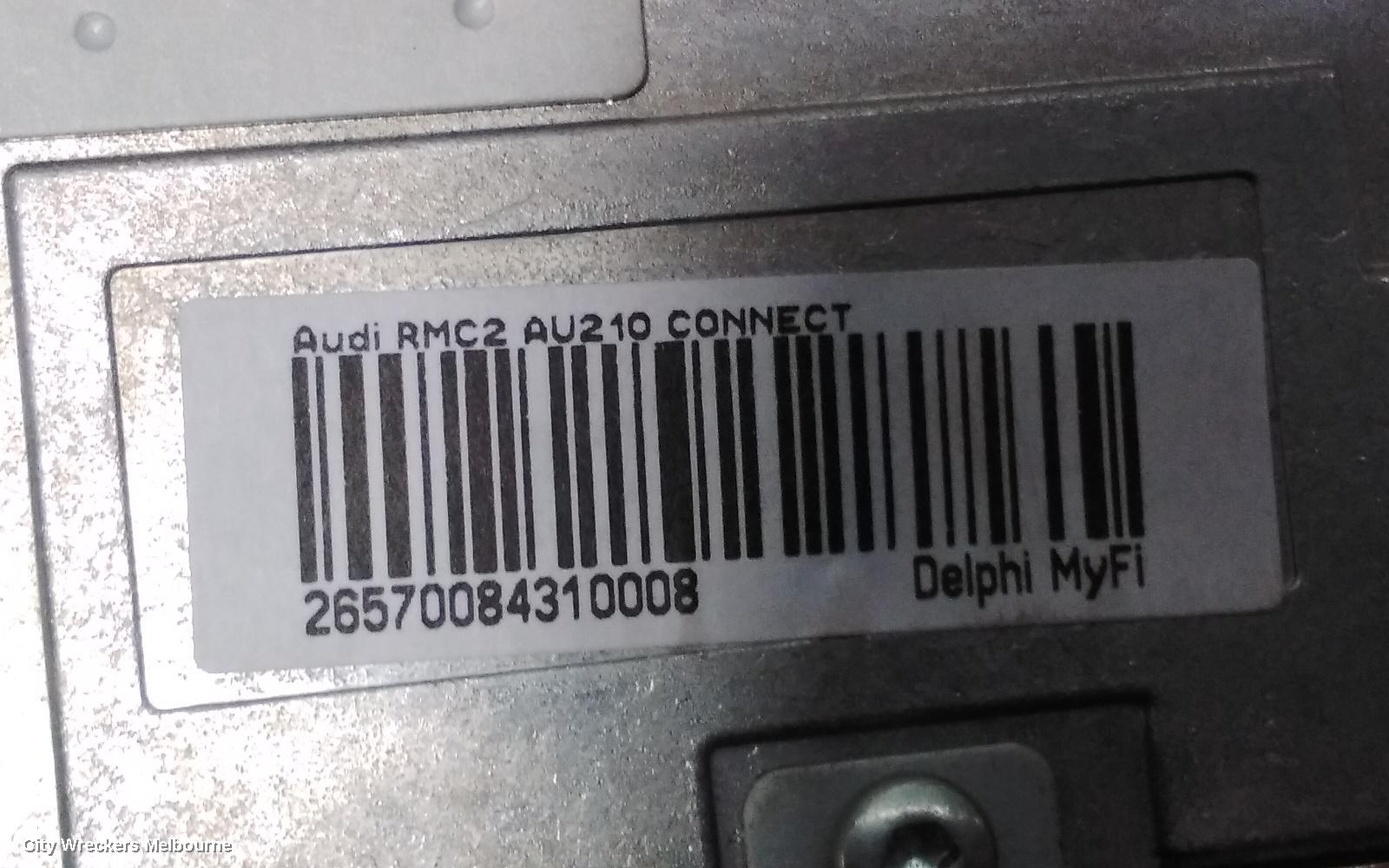 AUDI A1 RADIO/CD/DVD/SAT/TV, RADIO CONTROL UNIT, 8X, NON ACTIVE SPEAKER TYPE (P/N 4G0035053E), 11/2011 - 11/2012