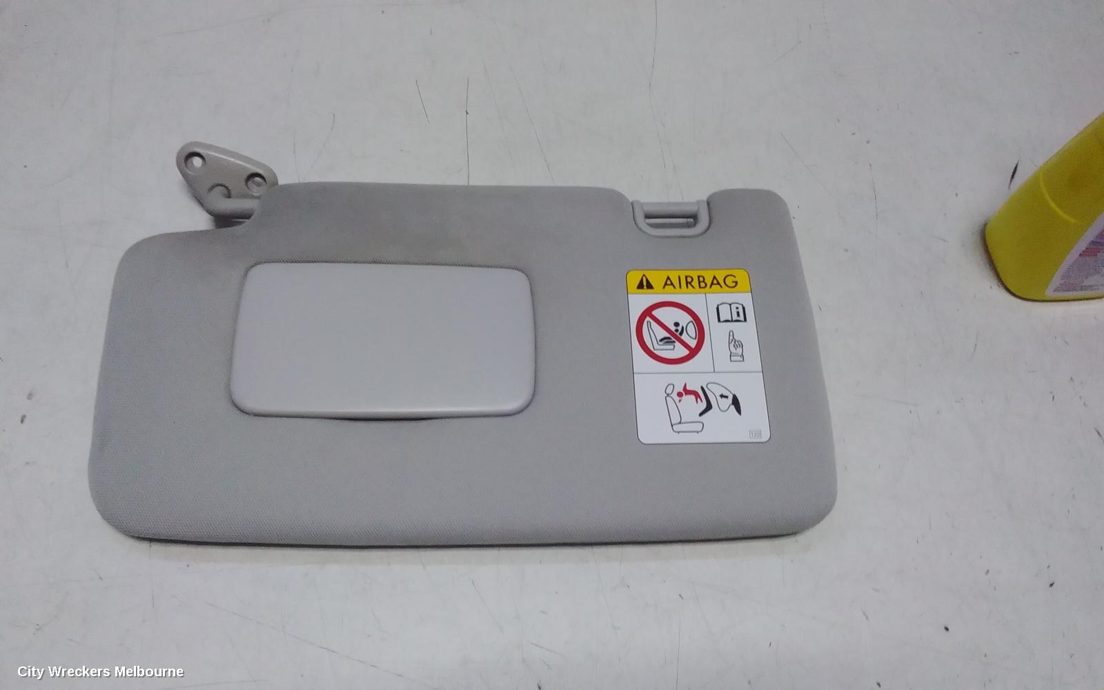 SUBARU FORESTER SUNVISOR, LH SIDE, SJ, NON EYESIGHT CAMERA TYPE, 12/2012 - 08/2018