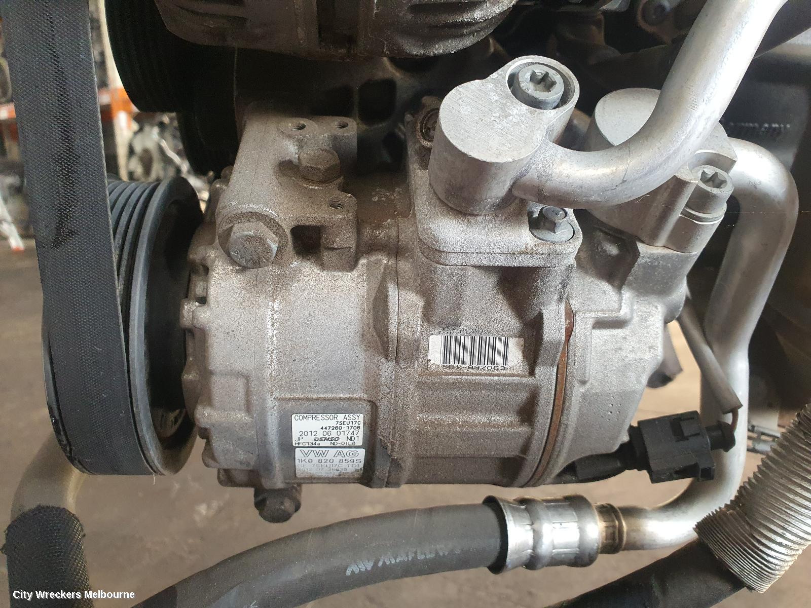 SKODA OCTAVIA A/C COMPRESSOR, 1Z, PETROL, DENSO BRAND (7SEU17C), 01/2004 - 10/2013