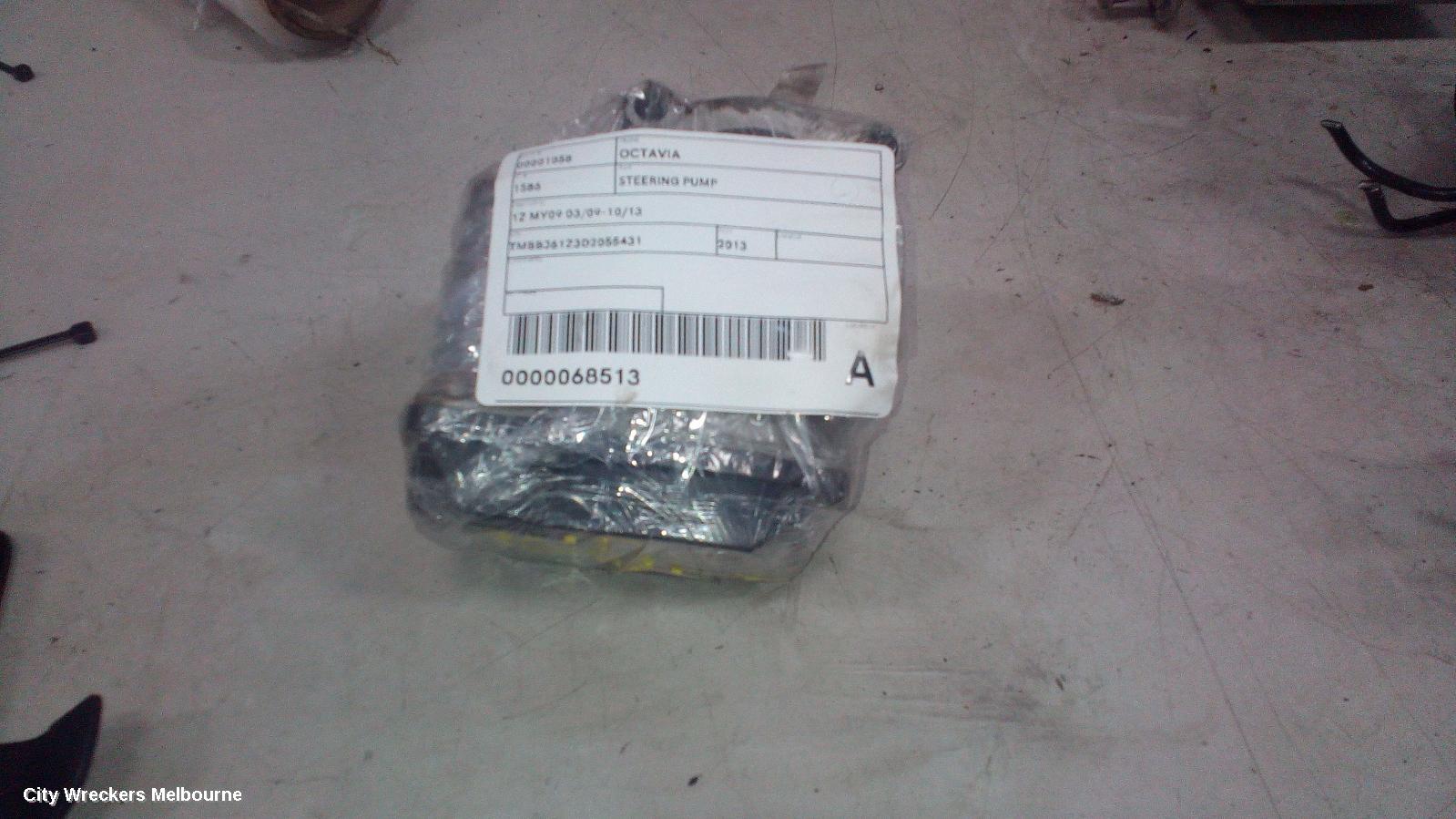 SKODA OCTAVIA STEERING PUMP, 1Z MY09 03/2009 - 10/2013