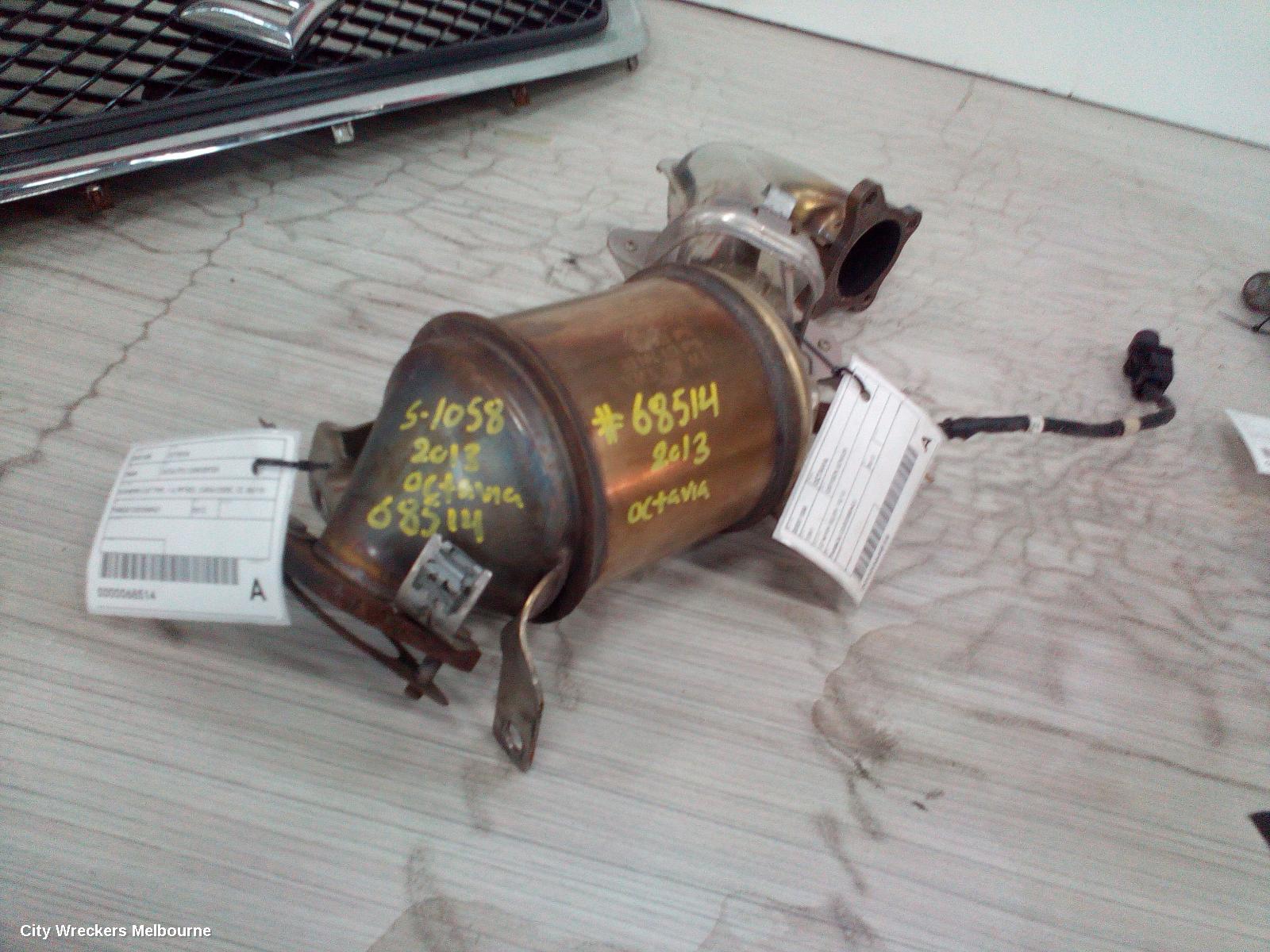 SKODA OCTAVIA CATALYTIC CONVERTER, DOWNPIPE-CAT TYPE, 1.4, PETROL, CAXA CODE, 1Z, 08/2010 - 10/2013
