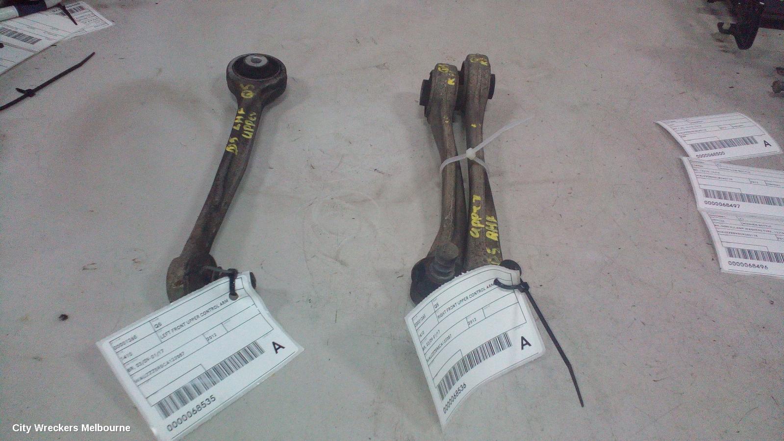 AUDI Q5 LEFT FRONT UPPER CONTROL ARM, FRONT, 8R, 03/2009 - 01/2017