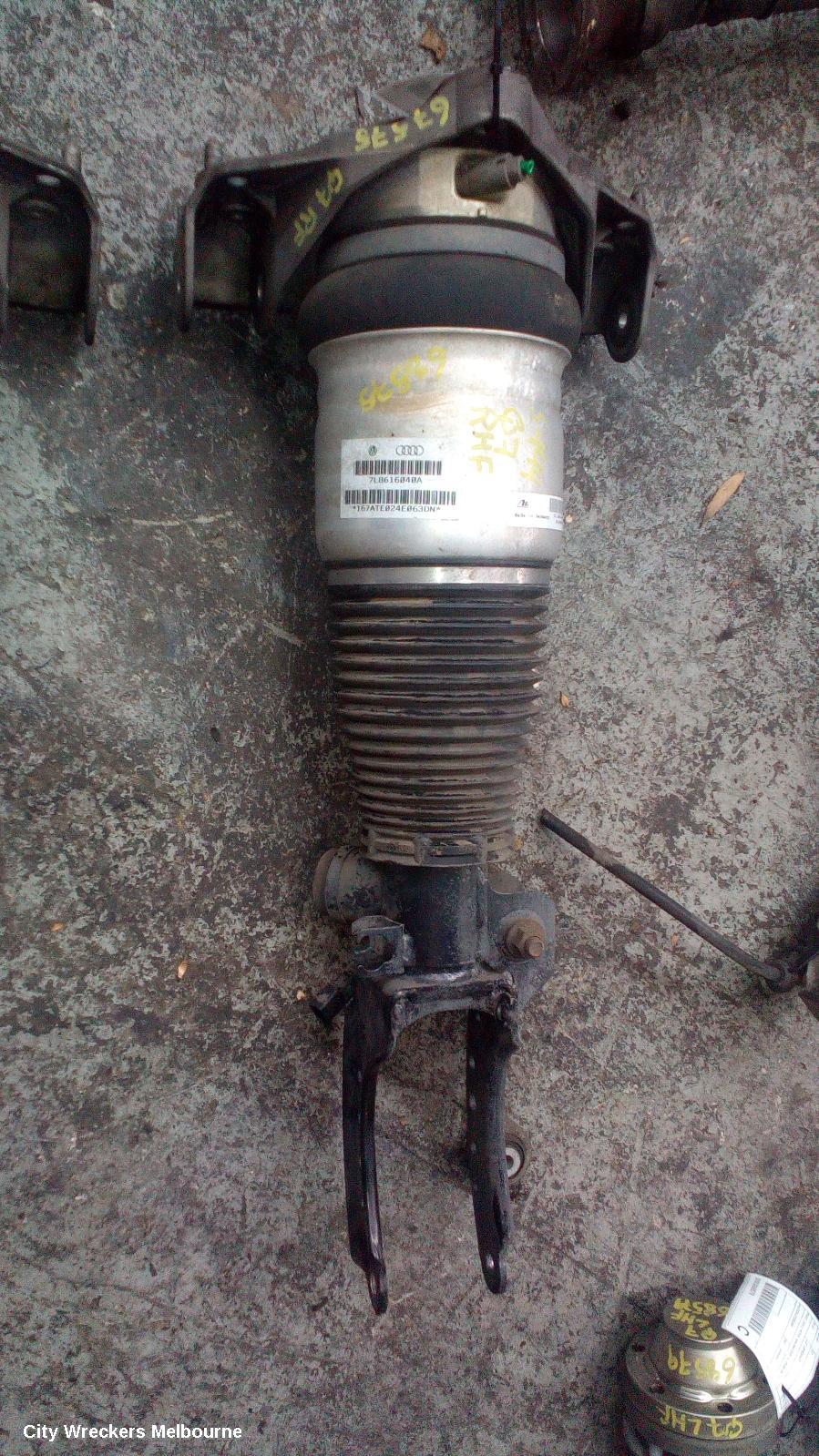 AUDI Q7 RIGHT FRONT STRUT, 4L, AIRBAG TYPE, 09/2006 - 08/2015