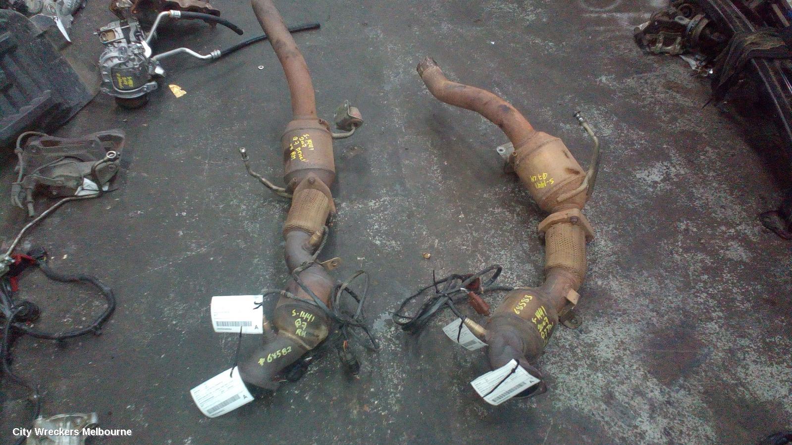 AUDI Q7 CATALYTIC CONVERTER, UNDER CAR-CAT TYPE, 4.2, PETROL, BAR CODE, LH SIDE, 4L, 09/2006 - 08/2010