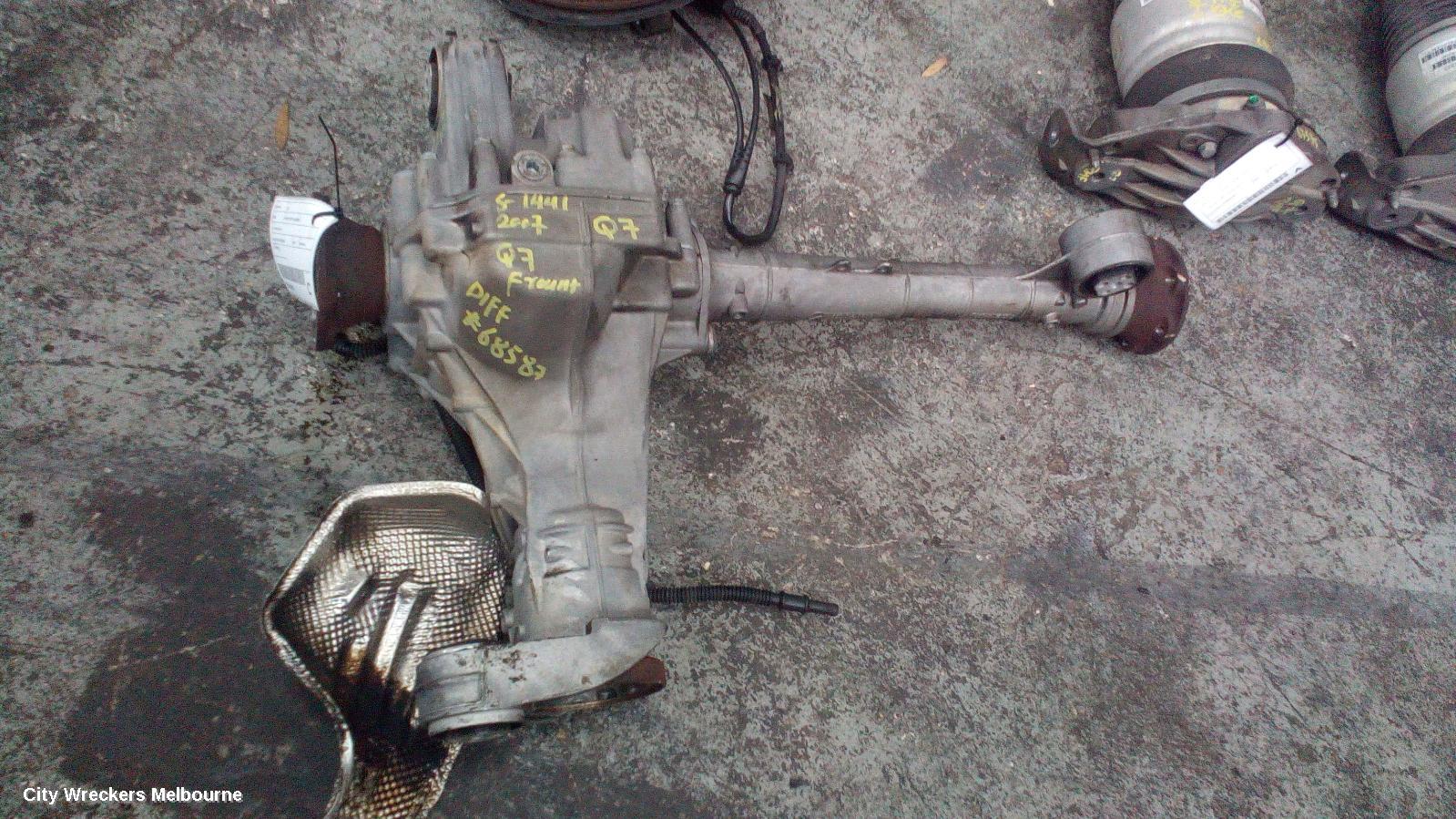 AUDI Q7 FRONT DIFF ASSEMBLY, 4L, 09/2006 - 08/2015