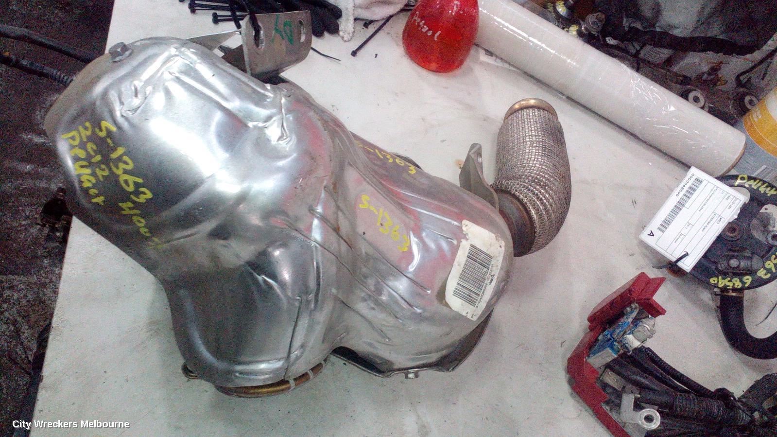 PEUGEOT 4007 CATALYTIC CONVERTER, GS, 10/2009 - 08/2013