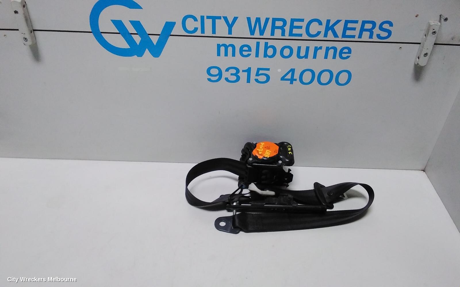 PEUGEOT PARTNER SEATBELT/STALK, LH FRONT, SEAT BELT ONLY, 09/2008 - 01/2015