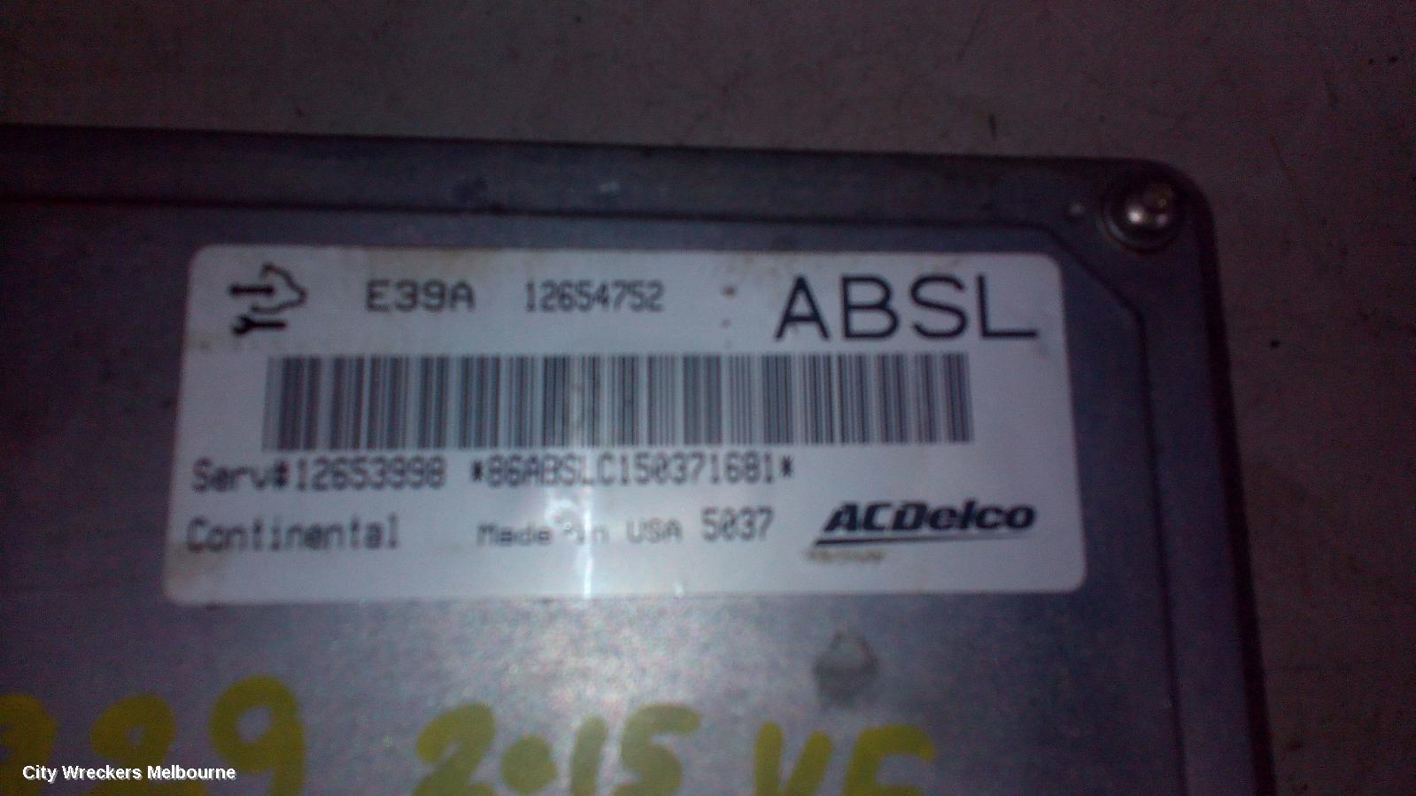 HOLDEN COMMODORE ECU, ENGINE ECU, V6, ECU ONLY, VF, 05/2013 - 12/2017