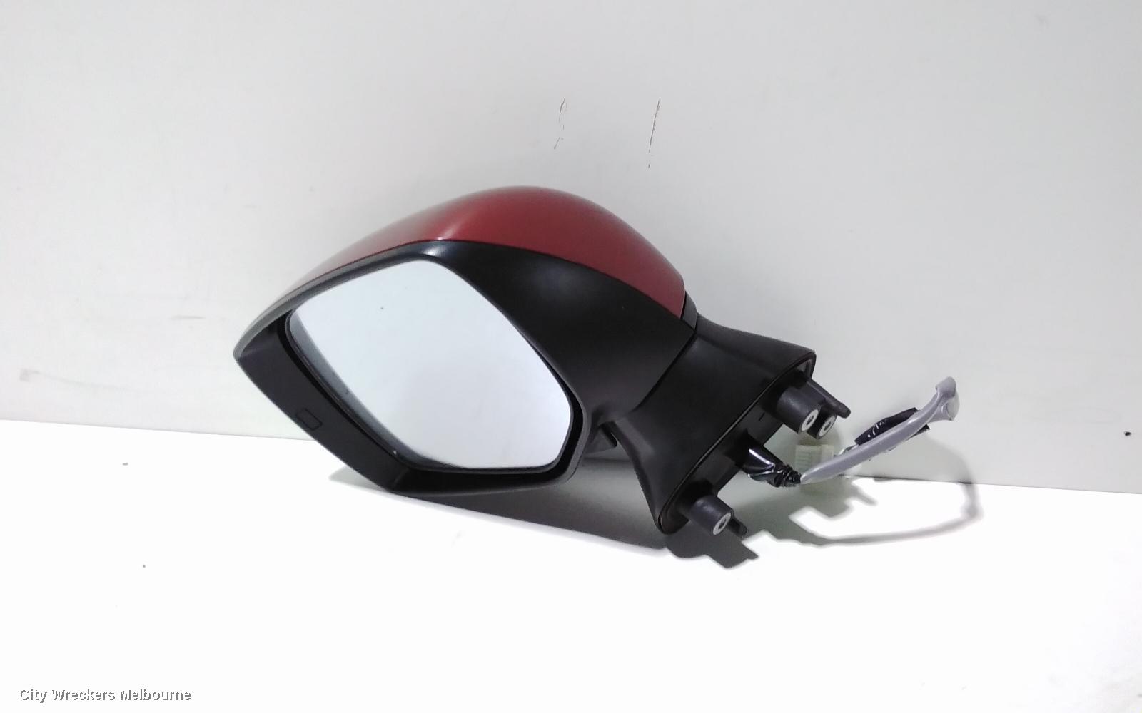 SUBARU LIBERTY LEFT DOOR MIRROR, 6TH GEN, MANUAL FOLD, NON BLIND SPOT TYPE, 08/2014 - 02/2016