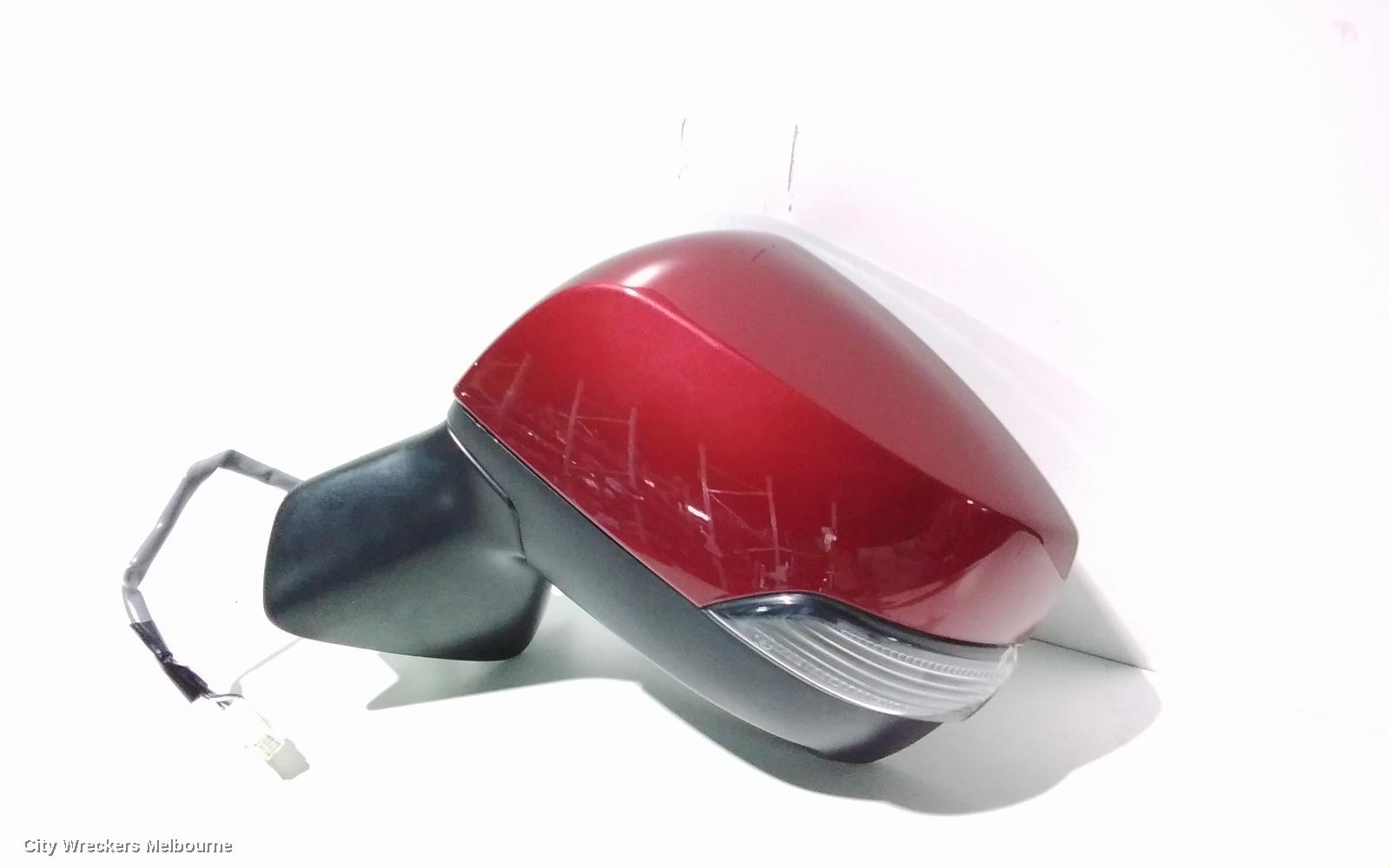 SUBARU LIBERTY LEFT DOOR MIRROR, 6TH GEN, MANUAL FOLD, NON BLIND SPOT TYPE, 08/2014 - 02/2016