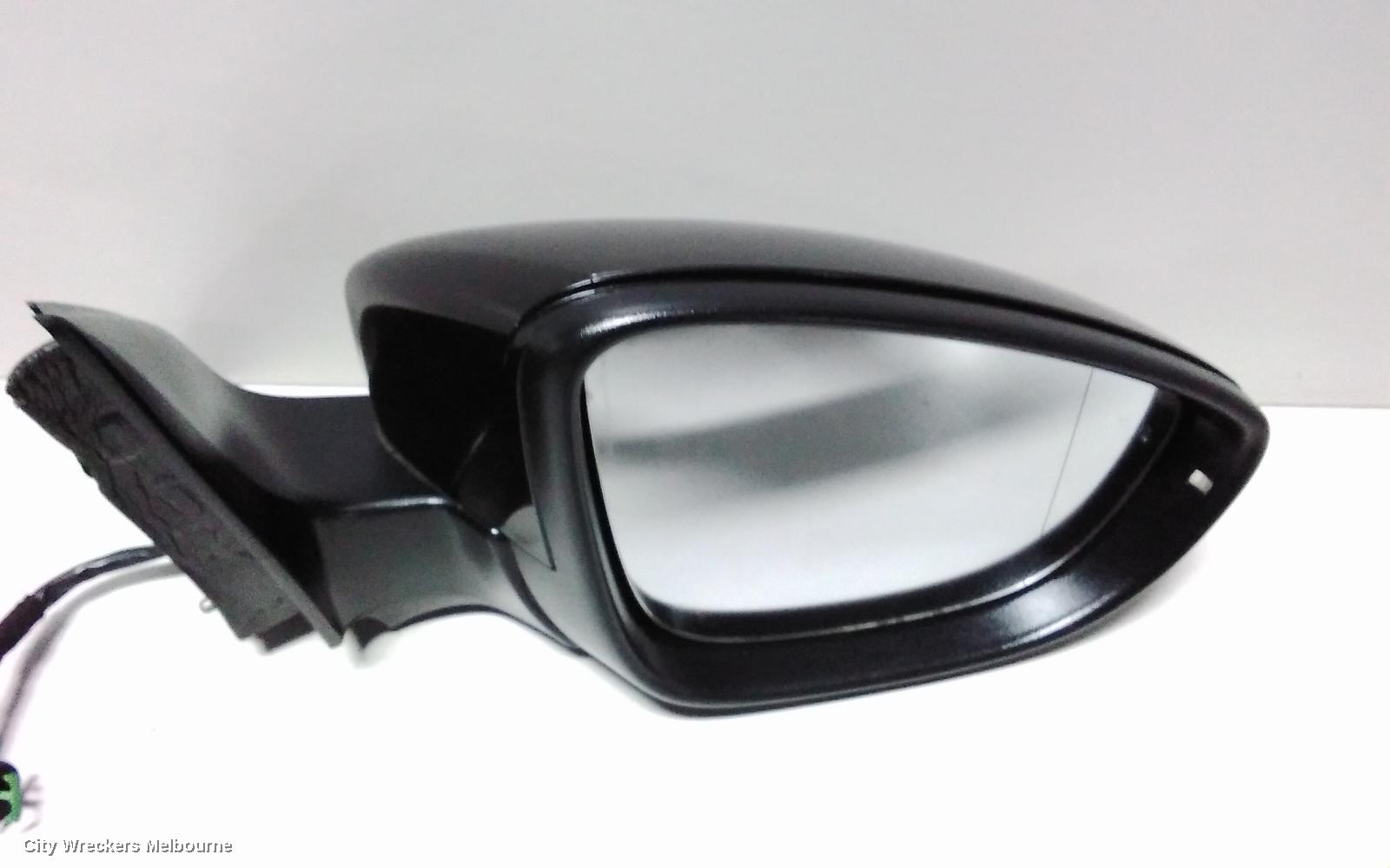VOLKSWAGEN JETTA RIGHT DOOR MIRROR, 1B, POWER FOLD (6XP CODE), 08/2011 - 06/2015