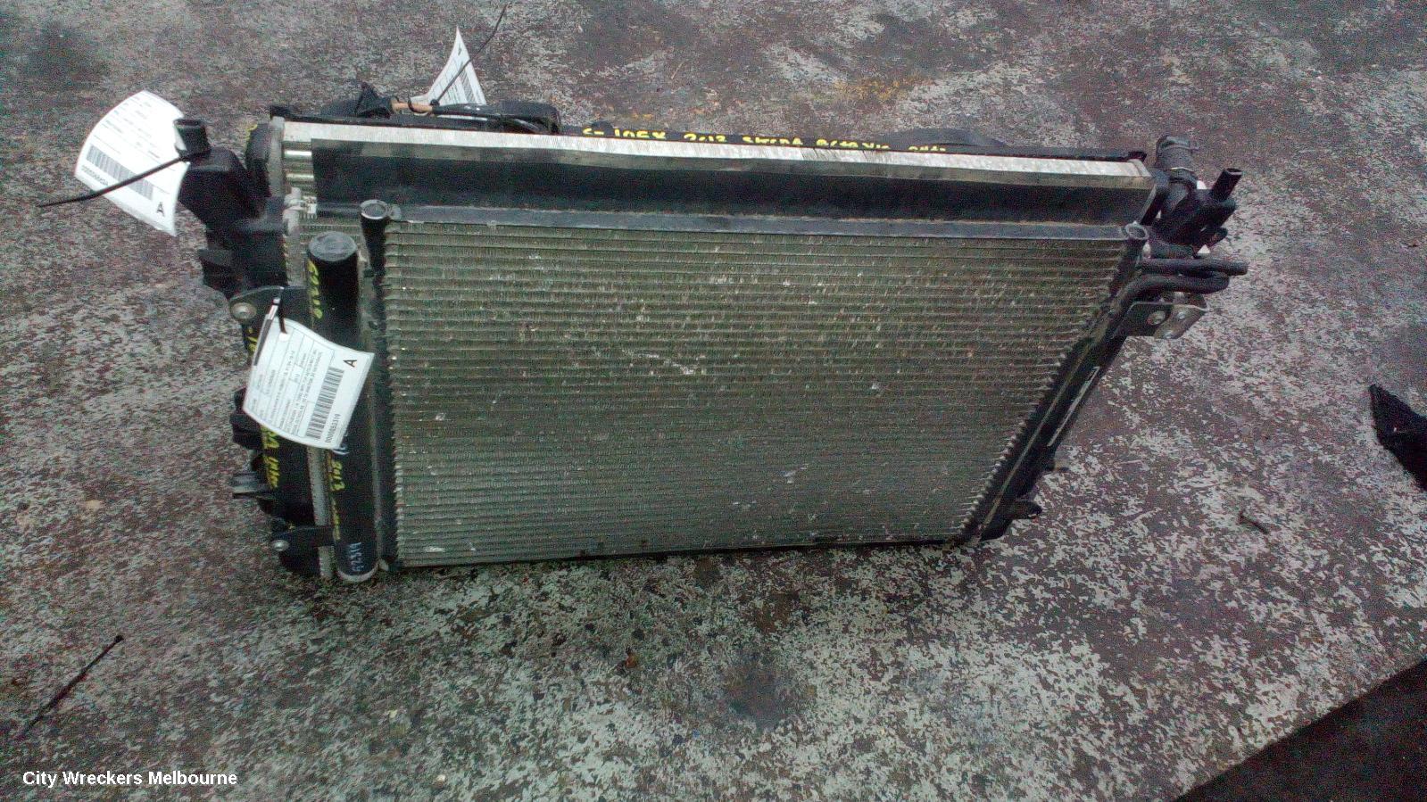 SKODA OCTAVIA INTERCOOLER, PETROL, 1.4, CAXA CODE, 1Z, 08/2010 - 10/2013