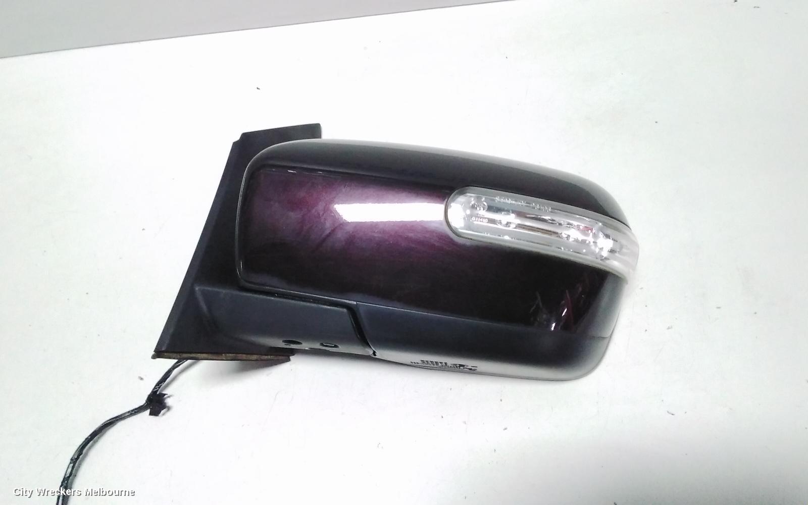 MAZDA CX7 LEFT DOOR MIRROR, ER, HEATED, 6 WIRE TYPE, 11/2006 - 02/2012