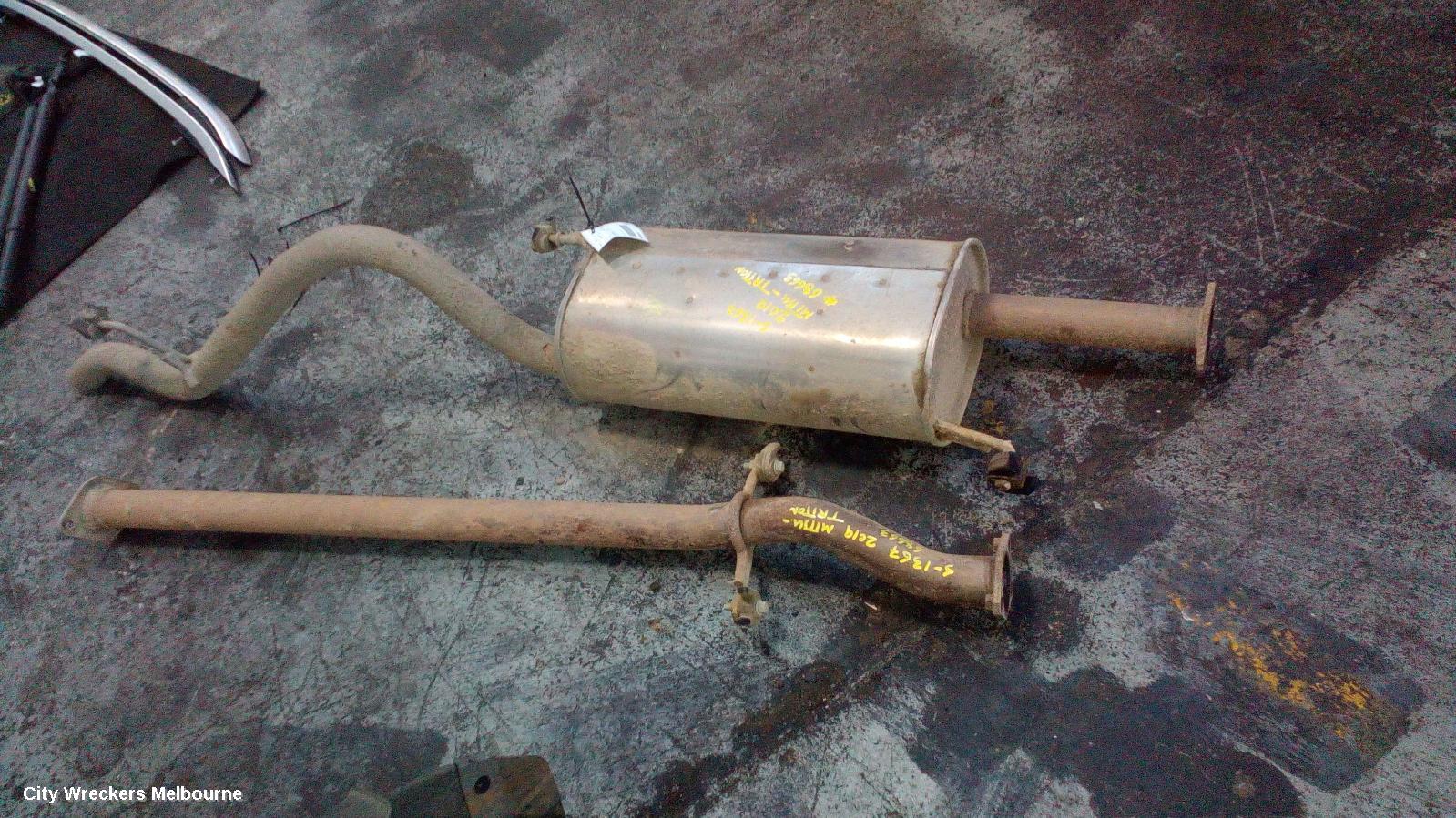 MITSUBISHI TRITON EXHAUST SYSTEM, MQ-MR, 03/2015 - 10/2023
