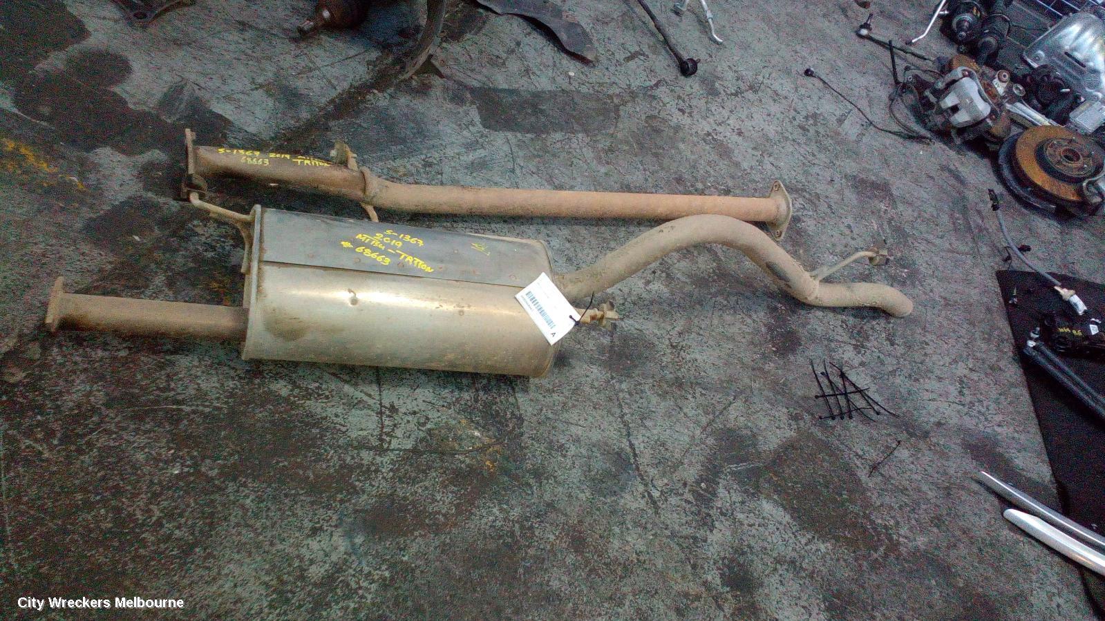 MITSUBISHI TRITON EXHAUST SYSTEM, MQ-MR, 03/2015 - 10/2023