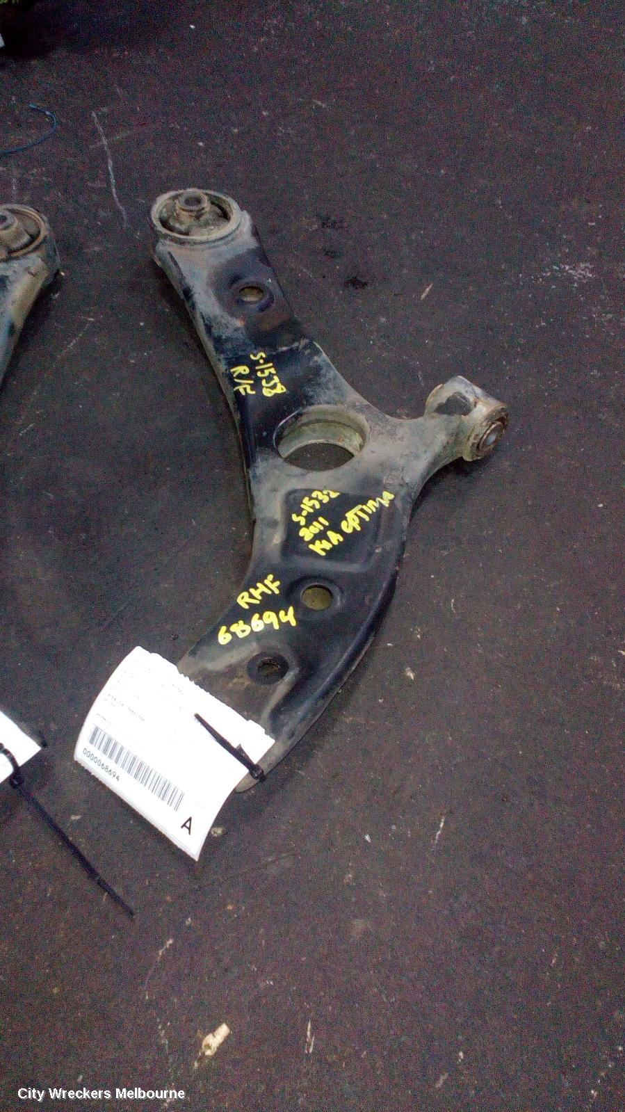 KIA OPTIMA RIGHT FRONT LOWER CONTROL ARM, TF, 01/2011 - 09/2013