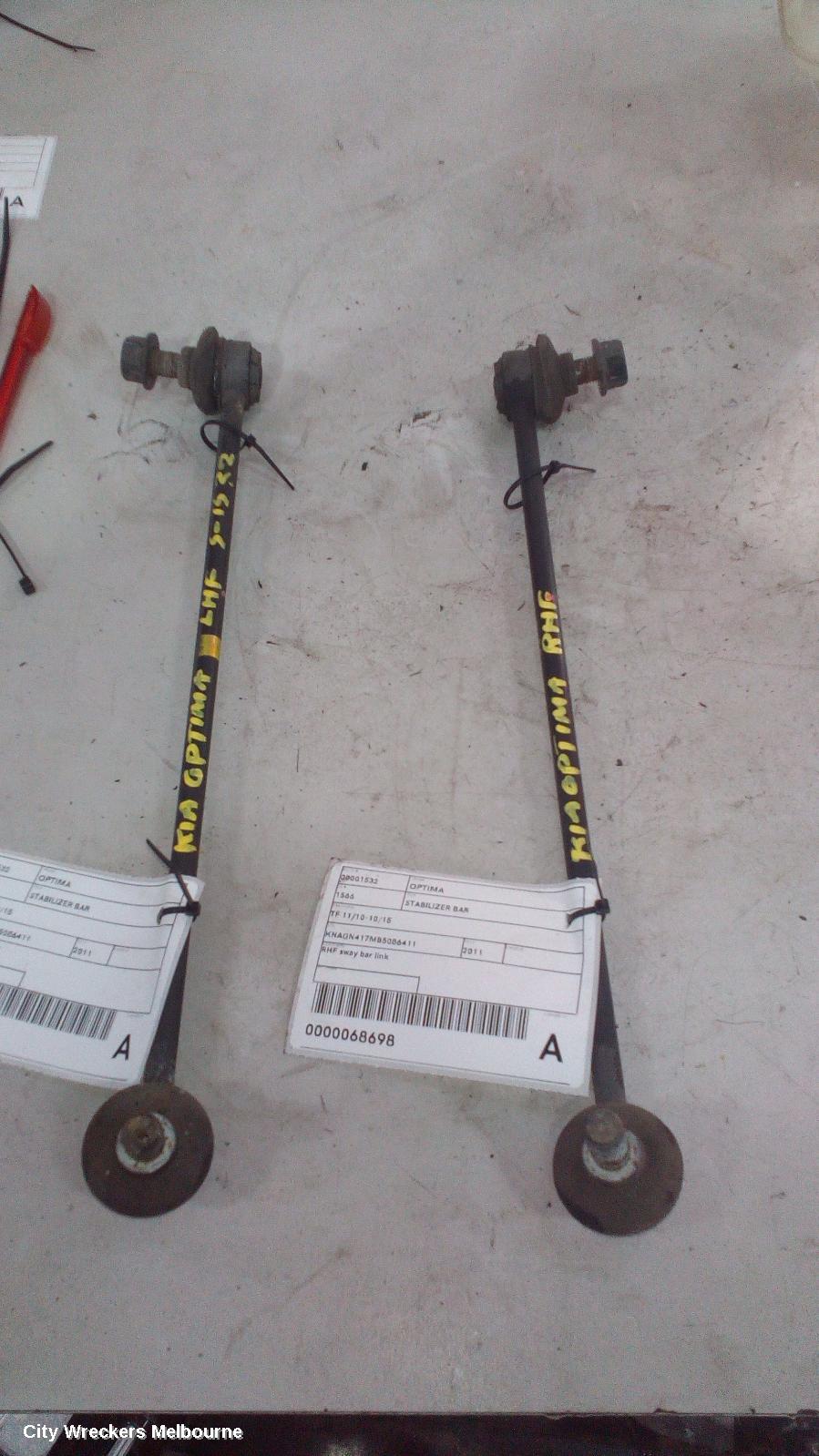KIA OPTIMA STABILISER BAR, TF 11/2010 - 10/2015