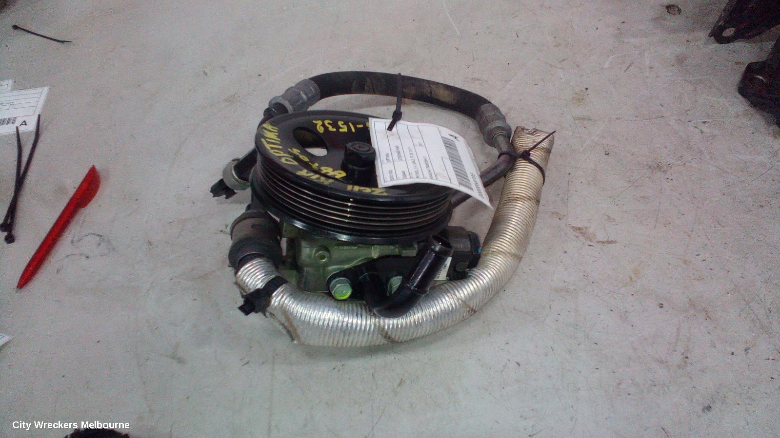 KIA OPTIMA STEERING PUMP, PETROL, 2.4, G4KJ, TF-JF, 01/2011 ONWARDS