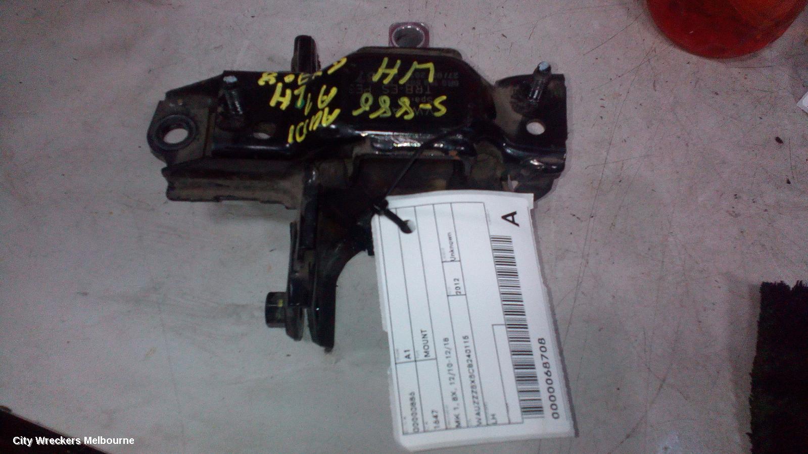 AUDI A1 MOUNT, MK 1, 8X, 12/2010 - 12/2018