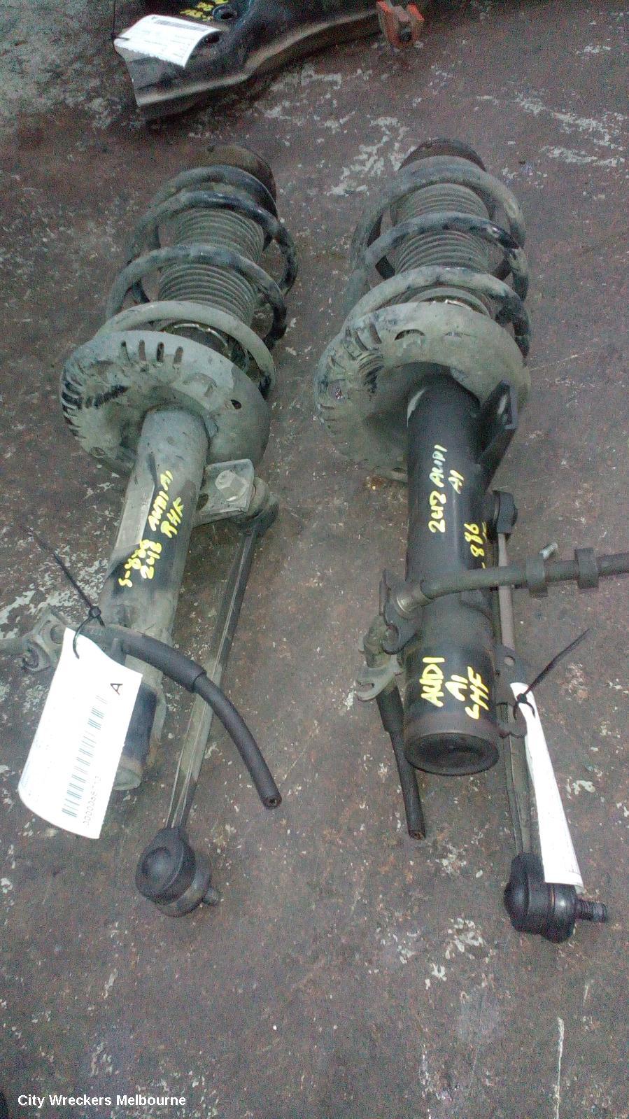 AUDI A1 LEFT FRONT STRUT, 8X, 1.4, PETROL, STANDARD TYPE, 12/2010 - 04/2015