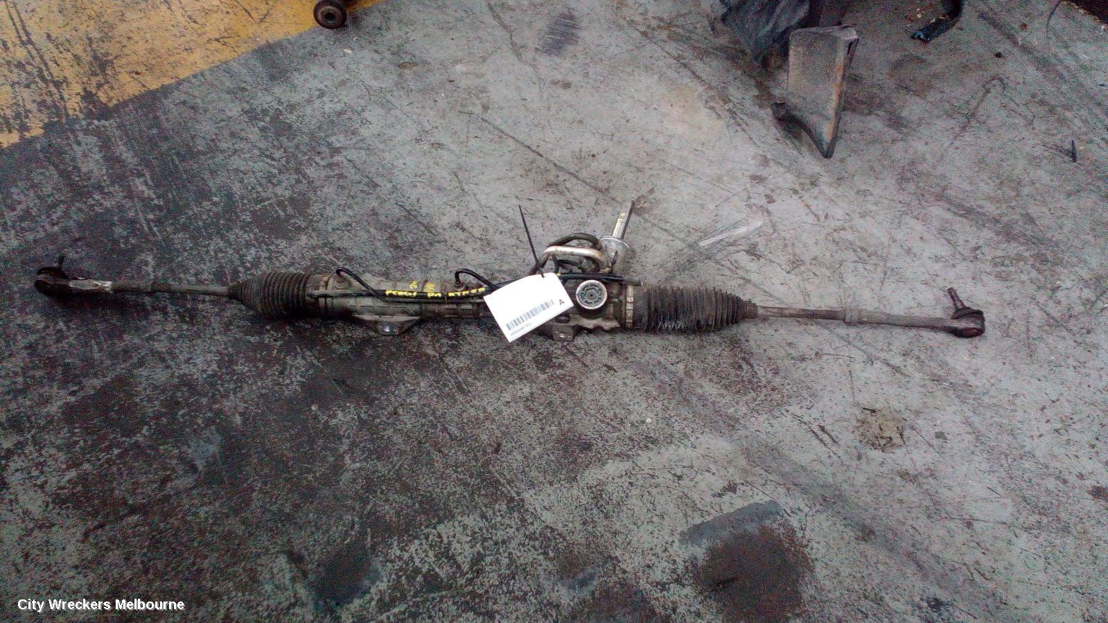 PEUGEOT PARTNER STEERING BOX/RACK, 09/2008 - 01/2015