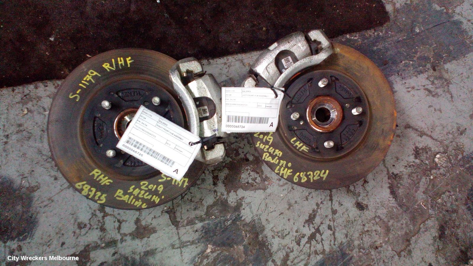 SUZUKI BALENO LEFT FRONT HUB ASSEMBLY, EW, 04/2016 - 12/2022