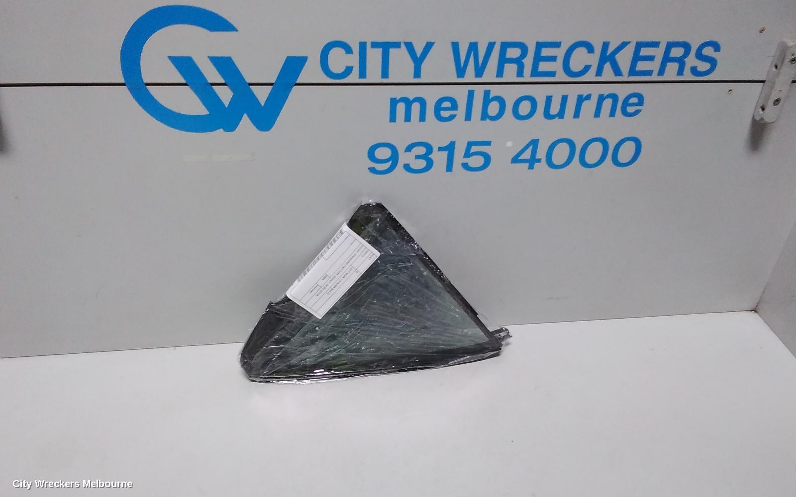 MAZDA 6 LEFT REAR 1/4 DOOR GLASS, GG/GY, STANDARD TINT TYPE, SEDAN, 09/2002 - 02/2008