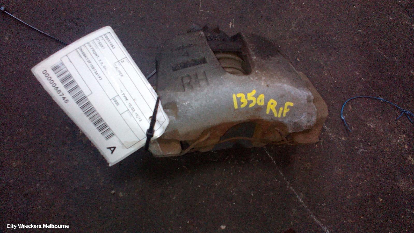 MAZDA 3 CALIPER, RH FRONT, 2.0, BK-BL, STANDARD TYPE, 10/2003 - 10/2013