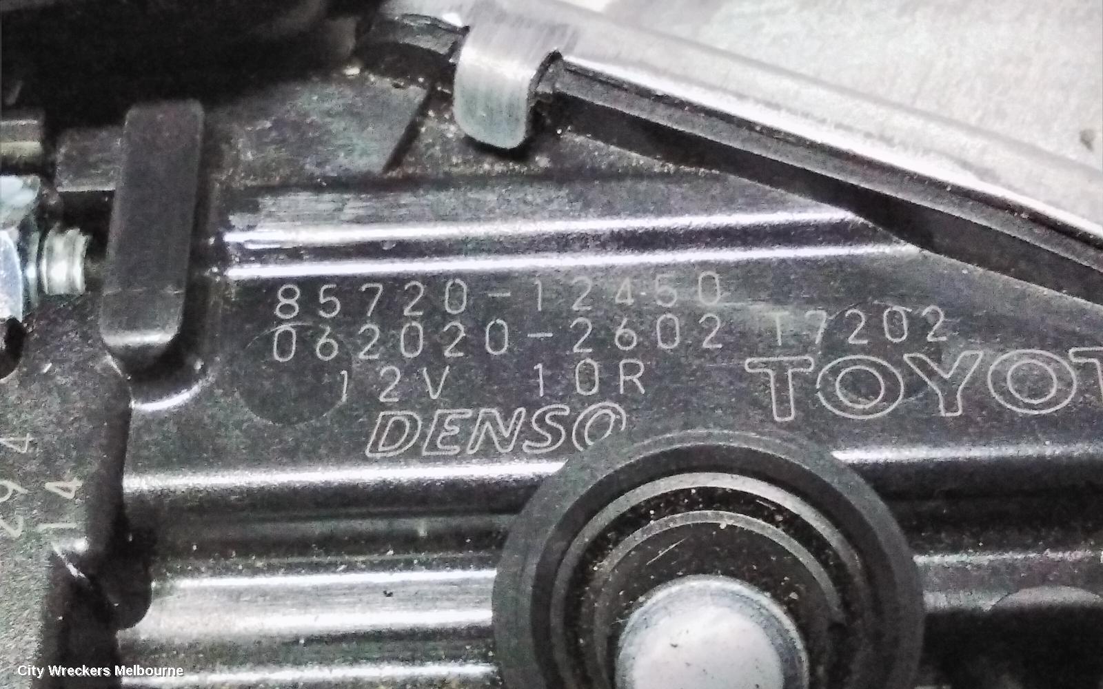 TOYOTA COROLLA RIGHT REAR WND REG/MOTOR, ZRE182R, HATCH, 10/2012 - 06/2018