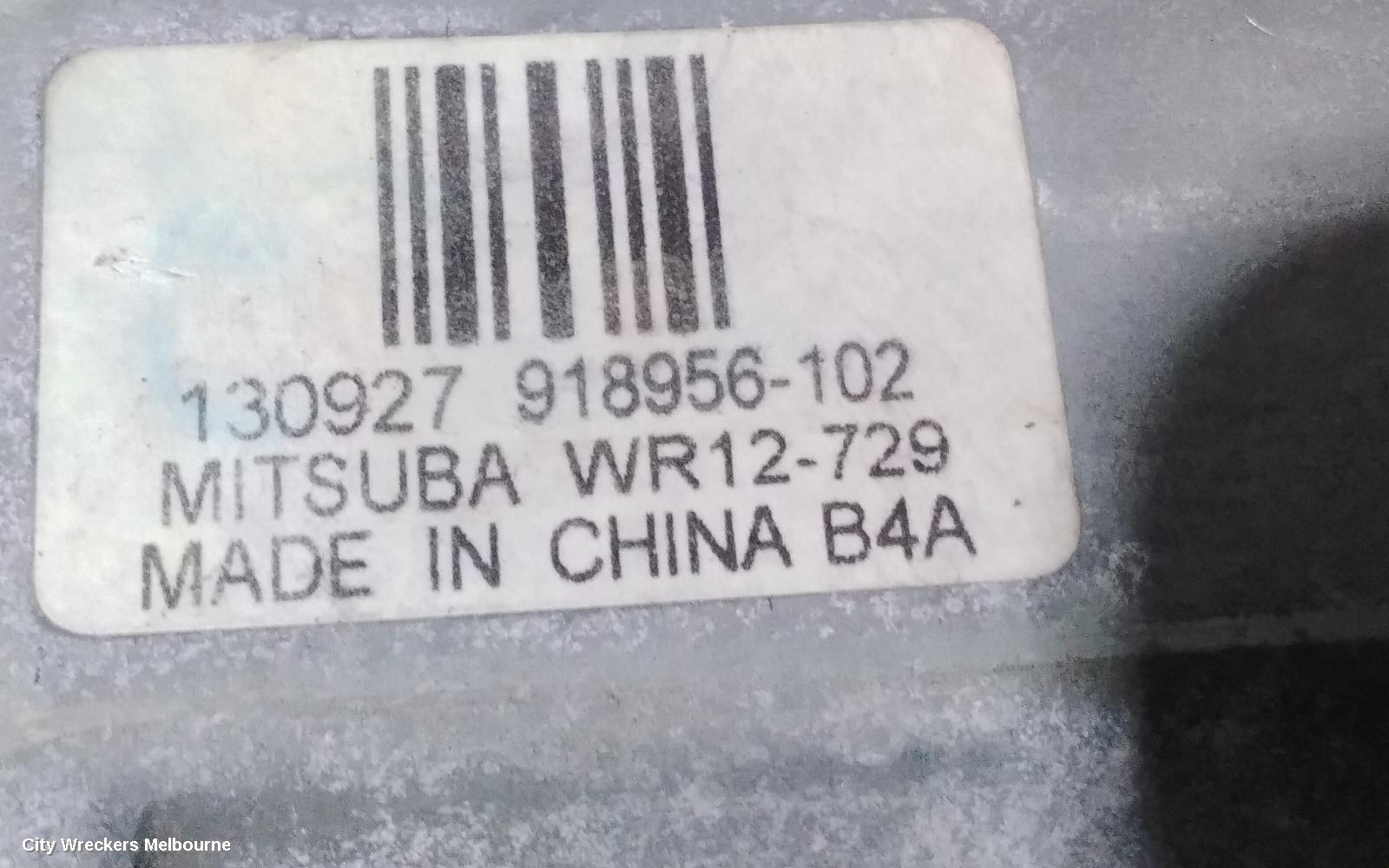 LAND ROVER RANGEROVER EVOQUE LEFT REAR WND REG/MOTOR, DOOR REG ASSY (REG AND MOTOR), 5DR, L538, 11/2011 - 01/2019