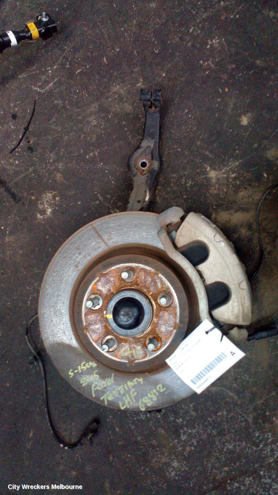 FORD TERRITORY LEFT FRONT HUB ASSEMBLY, SZ MKI-MKII, RWD, 04/2011 - 12/2016