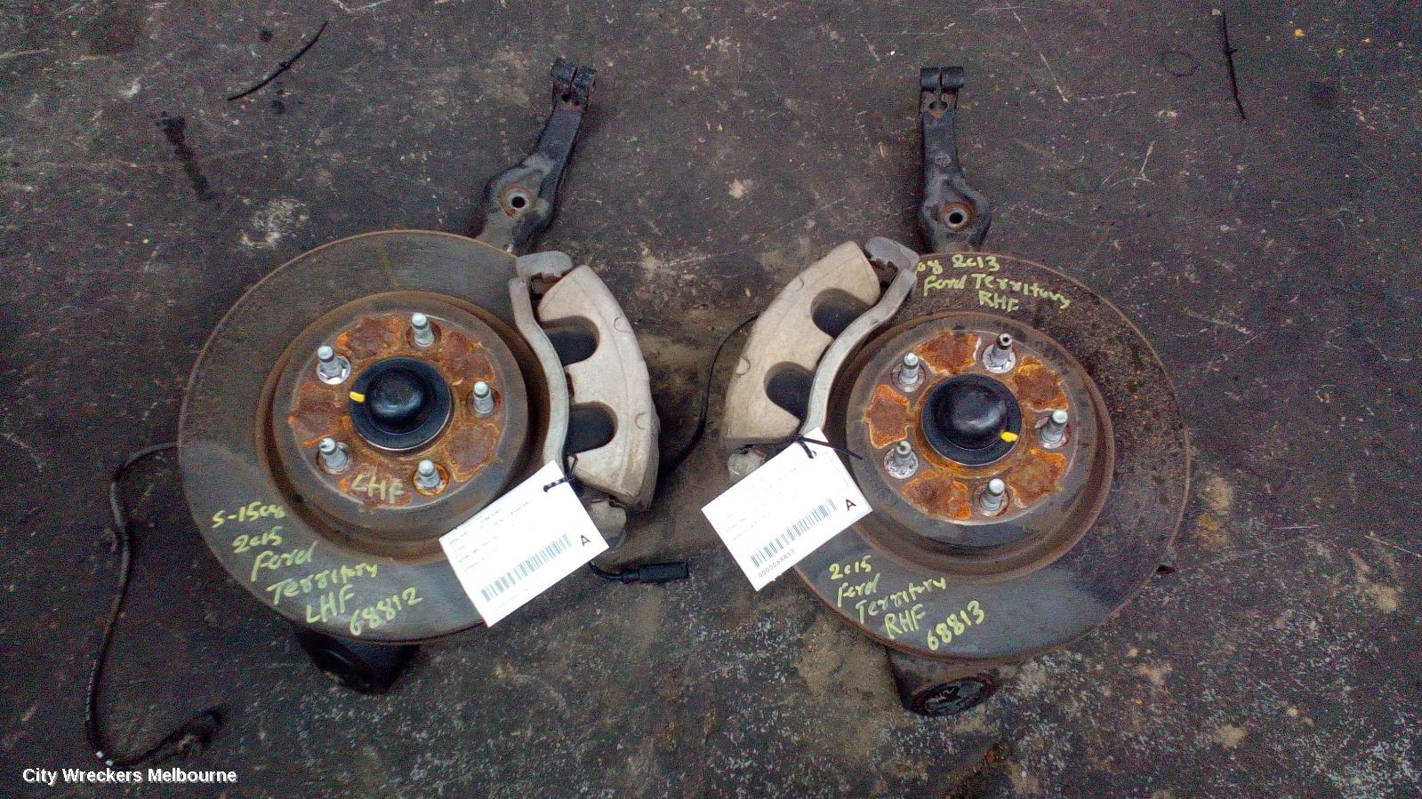 FORD TERRITORY RIGHT FRONT HUB ASSEMBLY, SZ MKI-MKII, RWD, 04/2011 - 12/2016