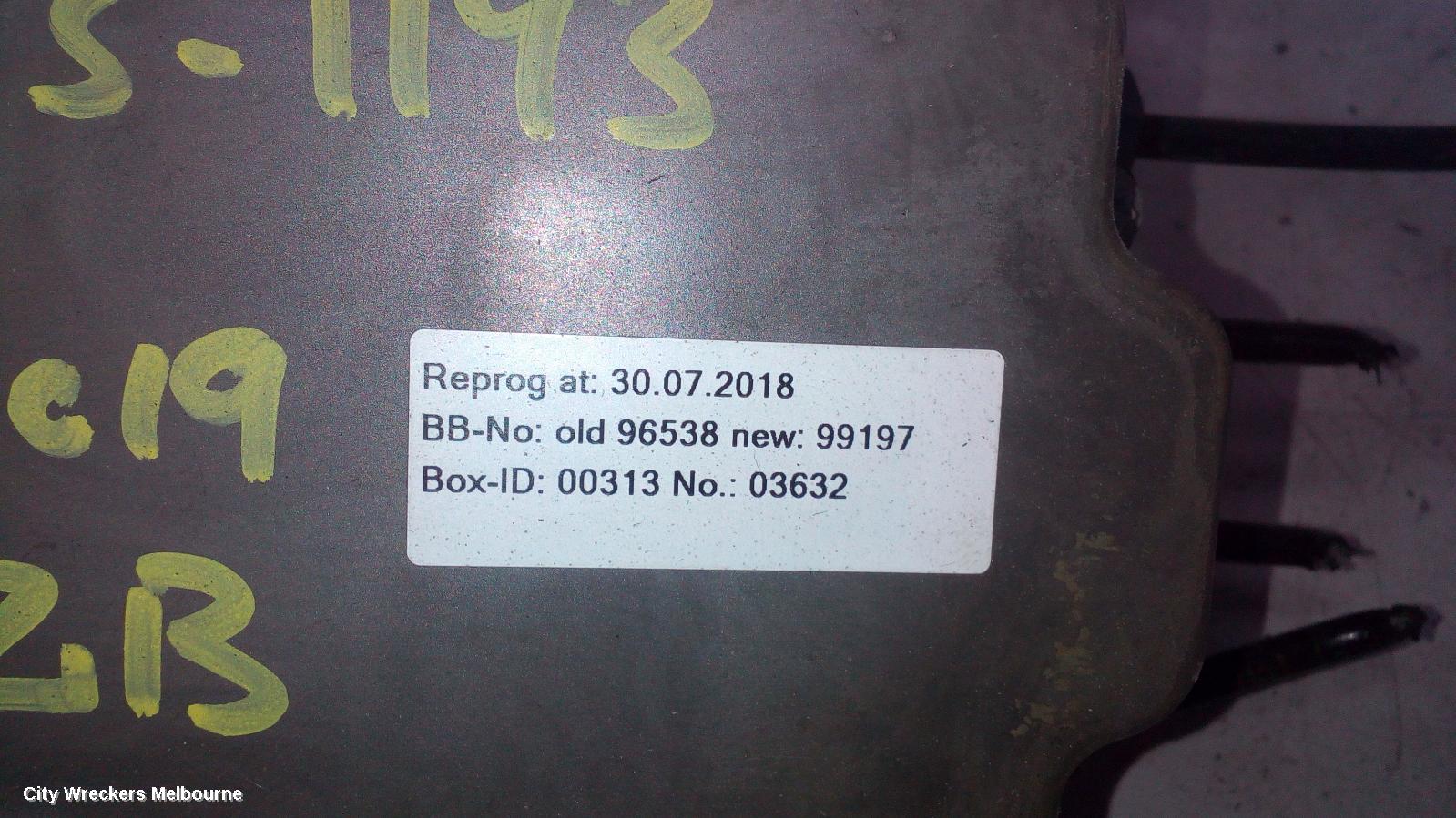 HOLDEN COMMODORE ABS PUMP/MODULATOR, ZB, P/N 84315514, 10/2017 - 12/2020