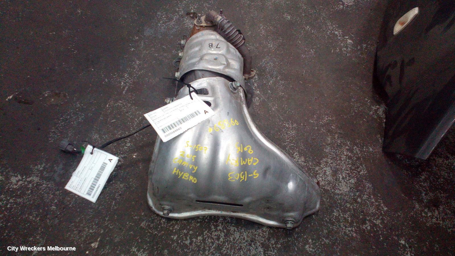 TOYOTA CAMRY CATALYTIC CONVERTER, MANIFOLD-CAT TYPE, 2.5, PETROL, HYBRID, AVV50, 03/2012 - 10/2017