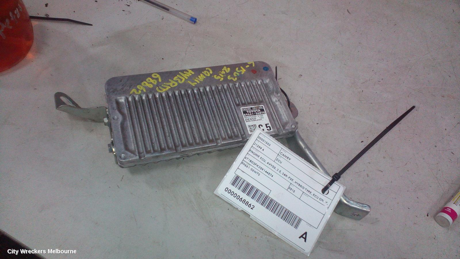 TOYOTA CAMRY ECU, ENGINE ECU, AVV50, 2.5, 2AR-FXE, HYBRID TYPE, ECU ONLY, 12/2011 - 10/2017
