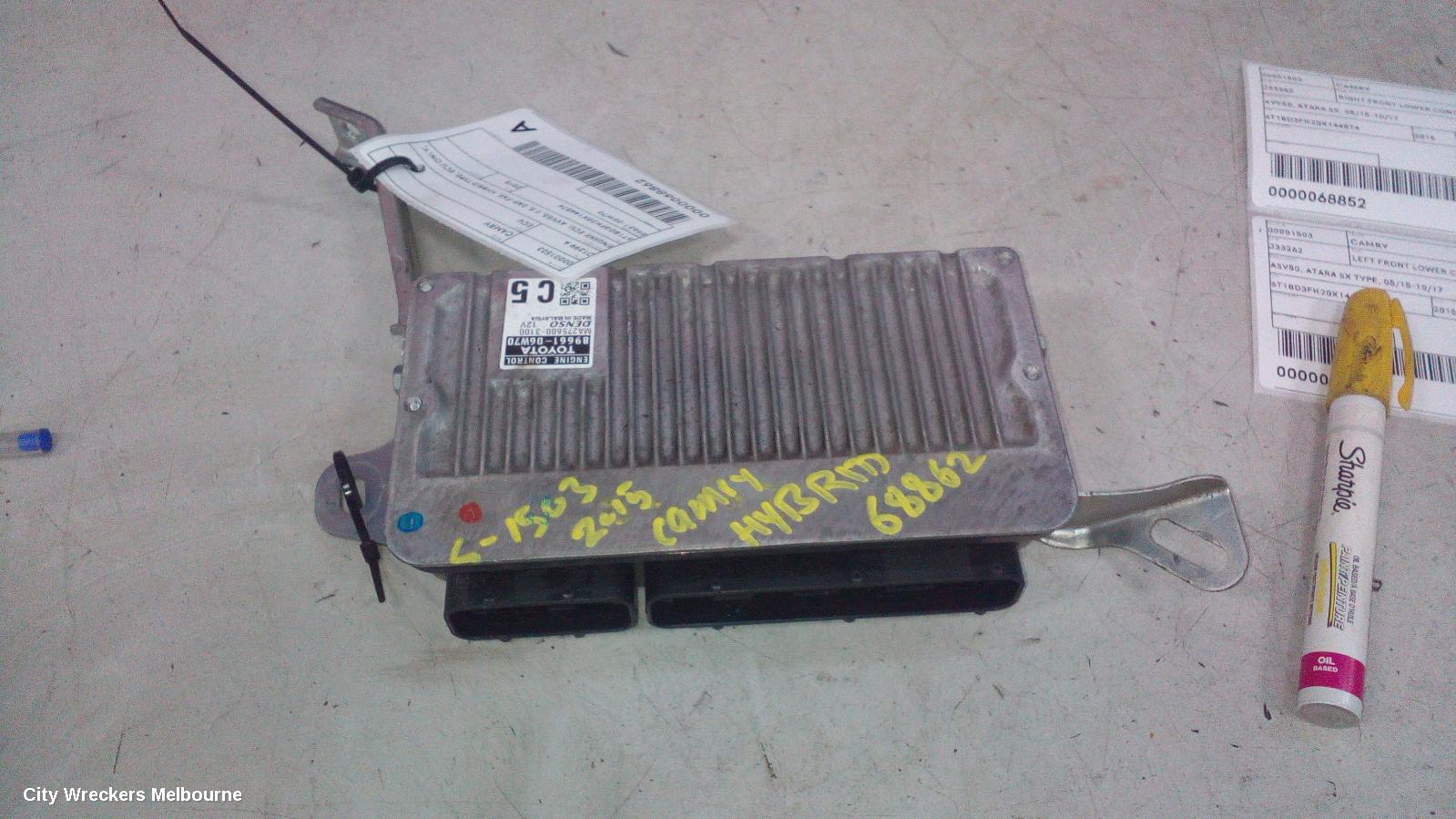 TOYOTA CAMRY ECU, ENGINE ECU, AVV50, 2.5, 2AR-FXE, HYBRID TYPE, ECU ONLY, 12/2011 - 10/2017