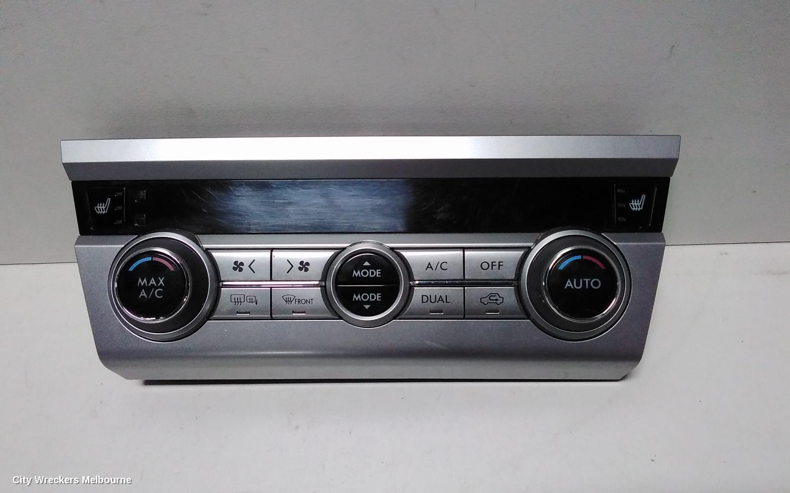 SUBARU OUTBACK HEATER/AC CONTROLS, 6TH GEN, CLIMATE CONTROL TYPE, NON HEATED SEATS, 08/2014 - 12/2020