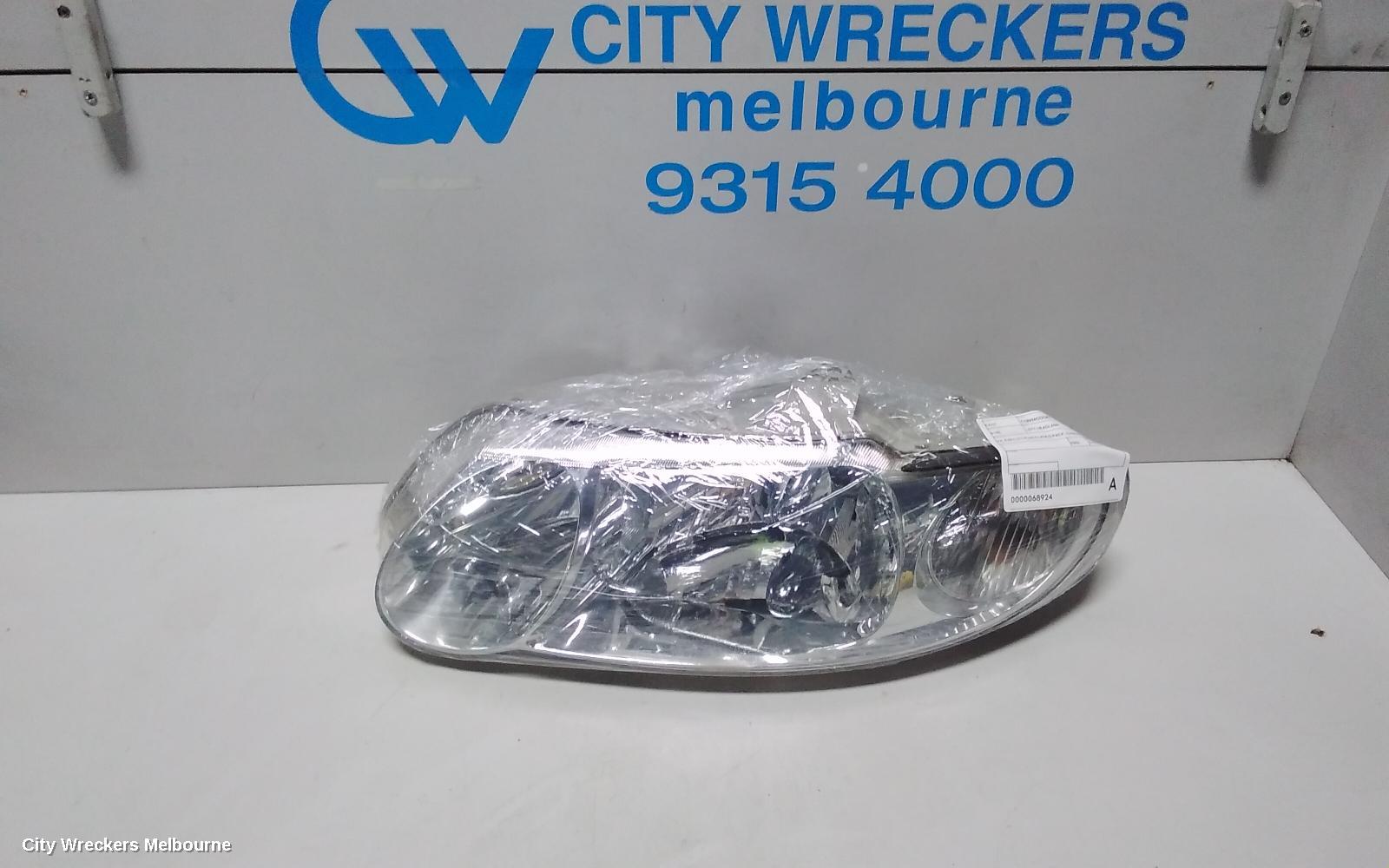 HOLDEN COMMODORE LEFT HEADLAMP, VX, EXECUTIVE/ACCLAIM/S PACK, CHROME INSERT TYPE, 10/2000 - 09/2002