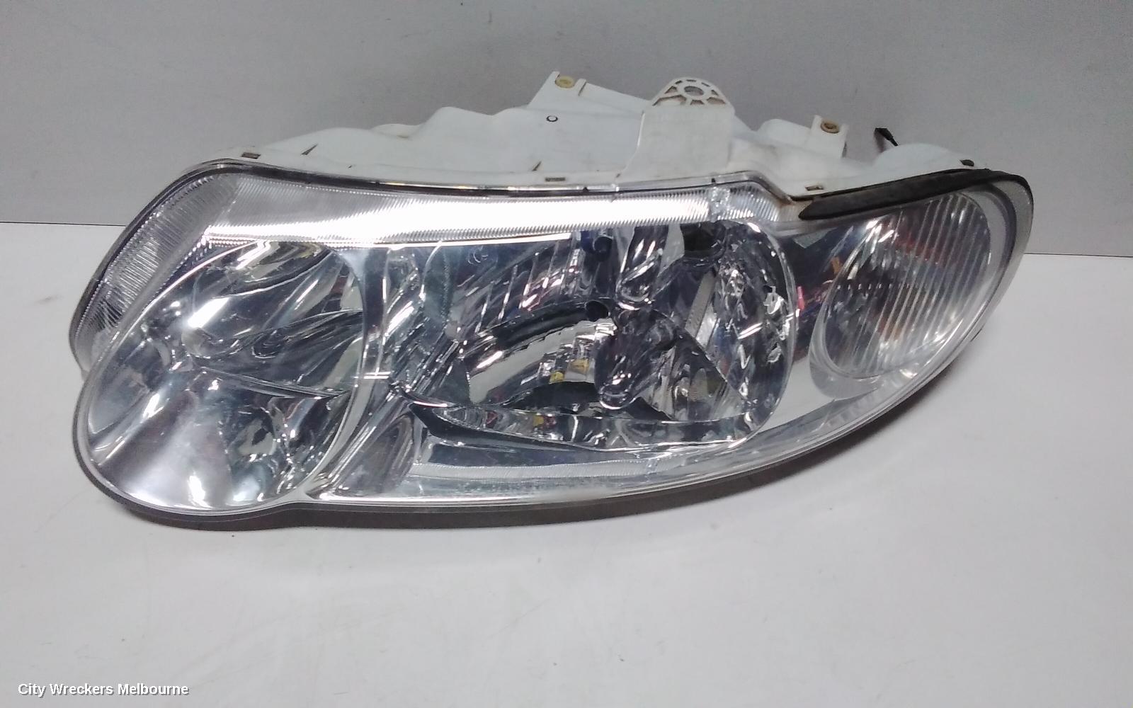 HOLDEN COMMODORE LEFT HEADLAMP, VX, EXECUTIVE/ACCLAIM/S PACK, CHROME INSERT TYPE, 10/2000 - 09/2002