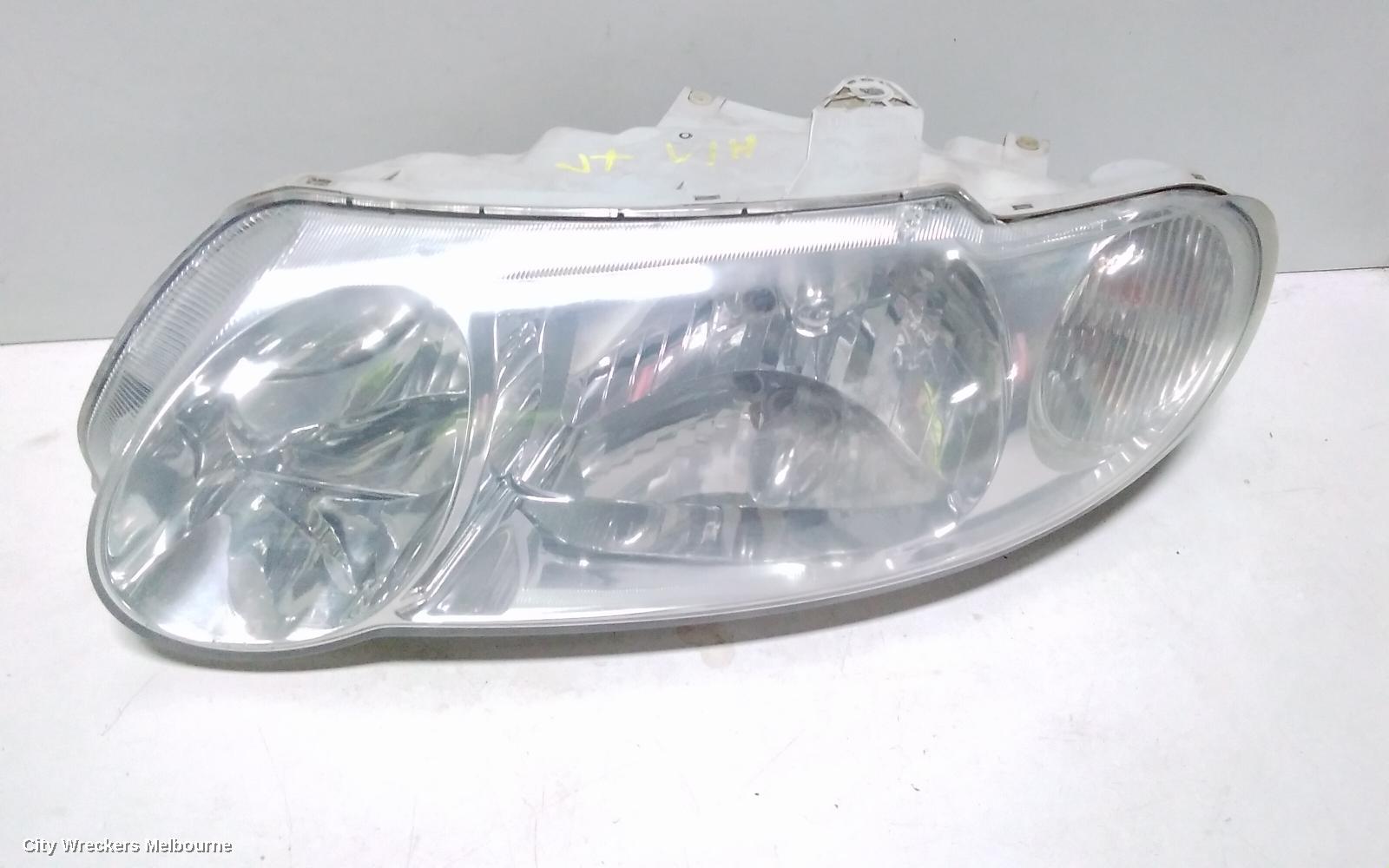 HOLDEN COMMODORE LEFT HEADLAMP, VX, EXECUTIVE/ACCLAIM/S PACK, CHROME INSERT TYPE, 10/2000 - 09/2002