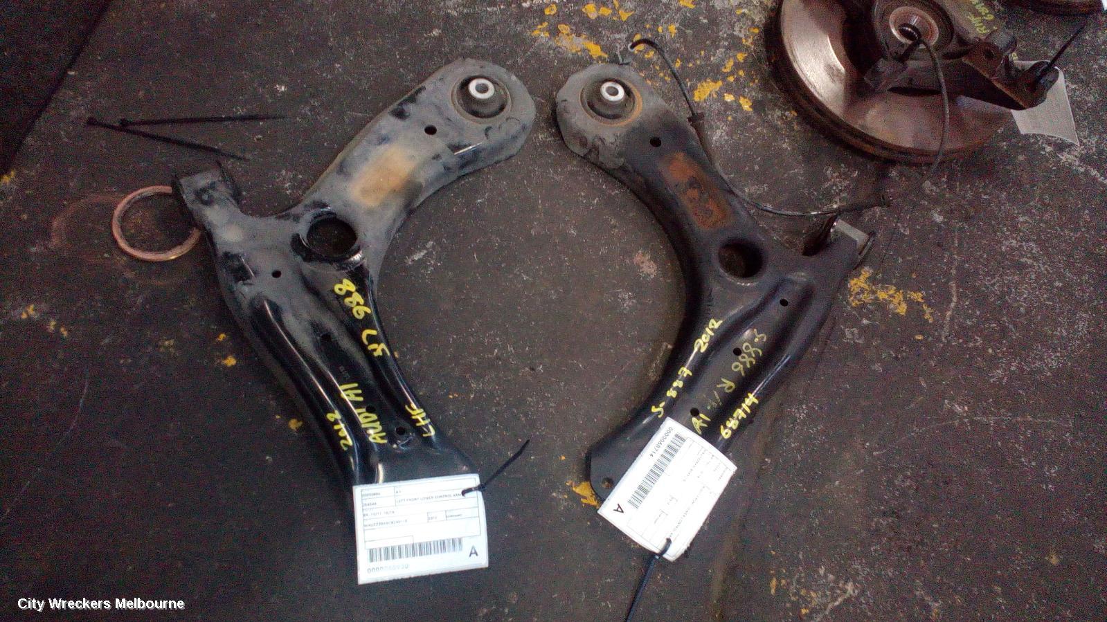 AUDI A1 LEFT FRONT LOWER CONTROL ARM, 8X, 10/2011 - 10/2018
