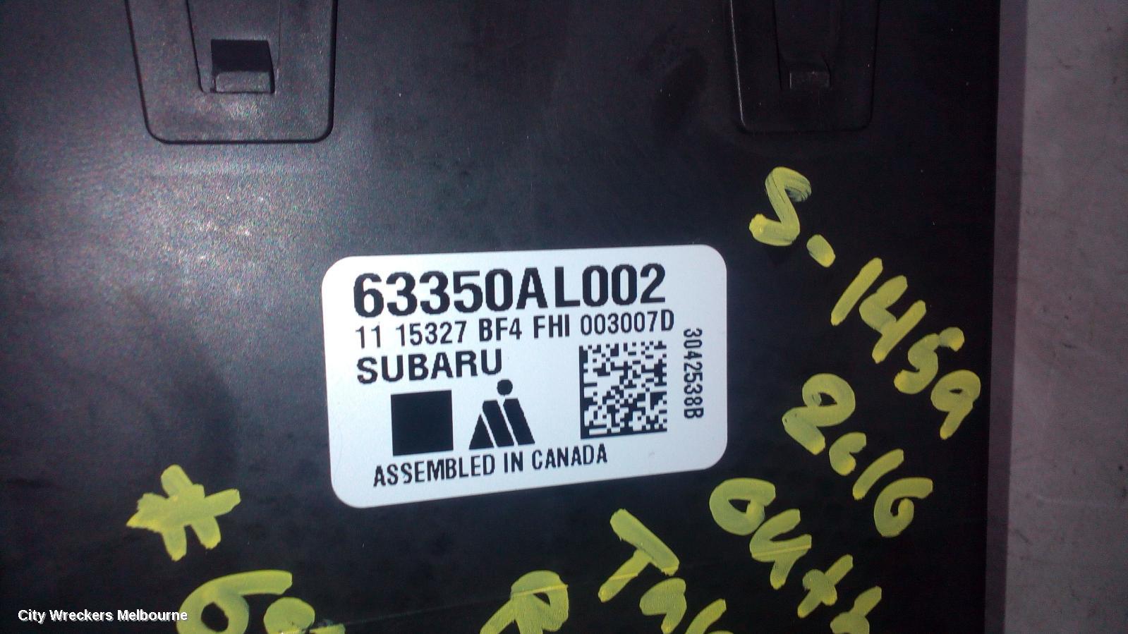 SUBARU OUTBACK TAILGATE REGULATOR, 6TH GEN, 08/2014 ONWARDS