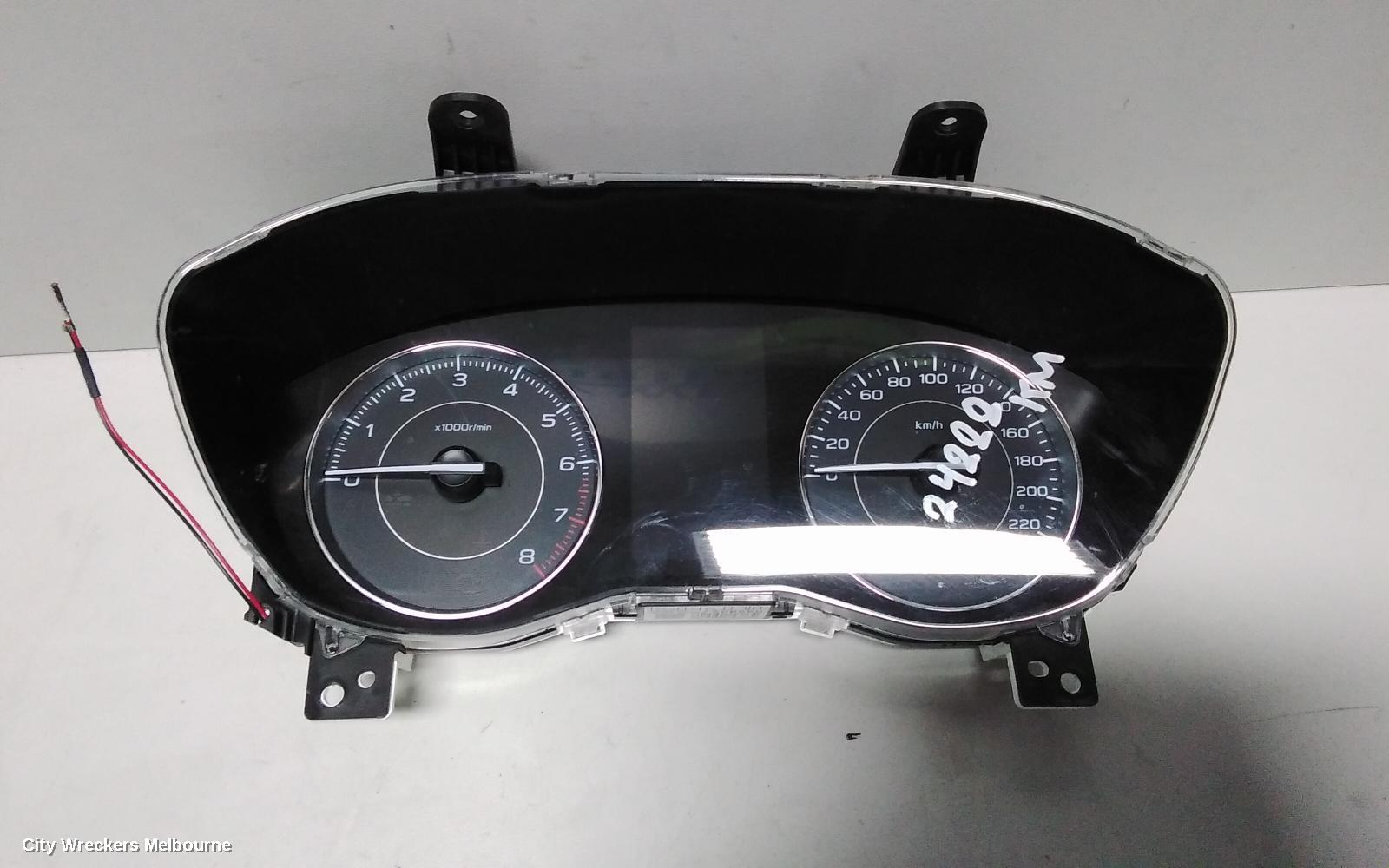 SUBARU IMPREZA INSTRUMENT CLUSTER, INSTRUMENT CLUSTER, AUTO T/M, G5, 11/2016 ONWARDS