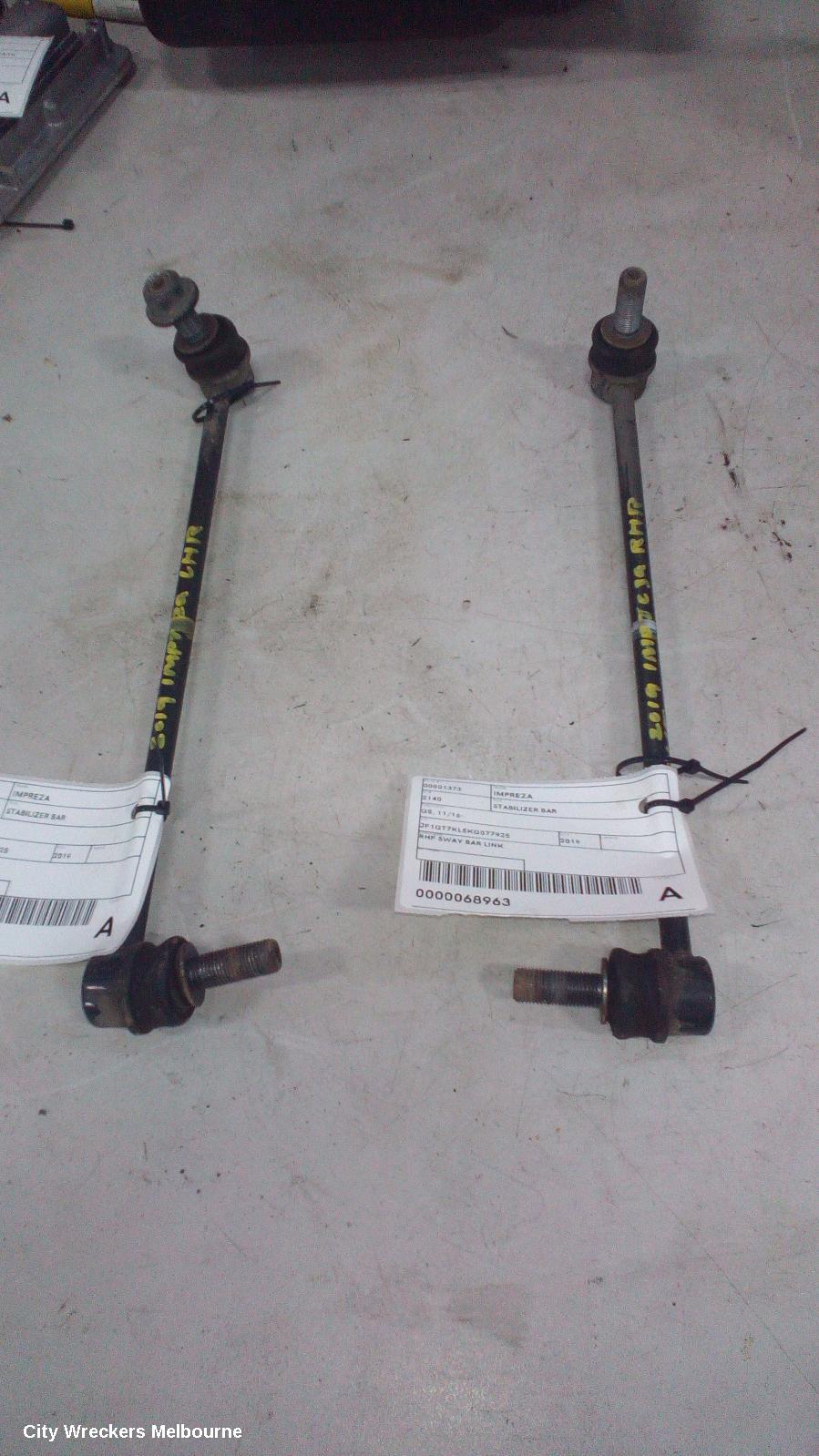 SUBARU IMPREZA STABILISER BAR, G5, FRONT, 11/2016 - 09/2023